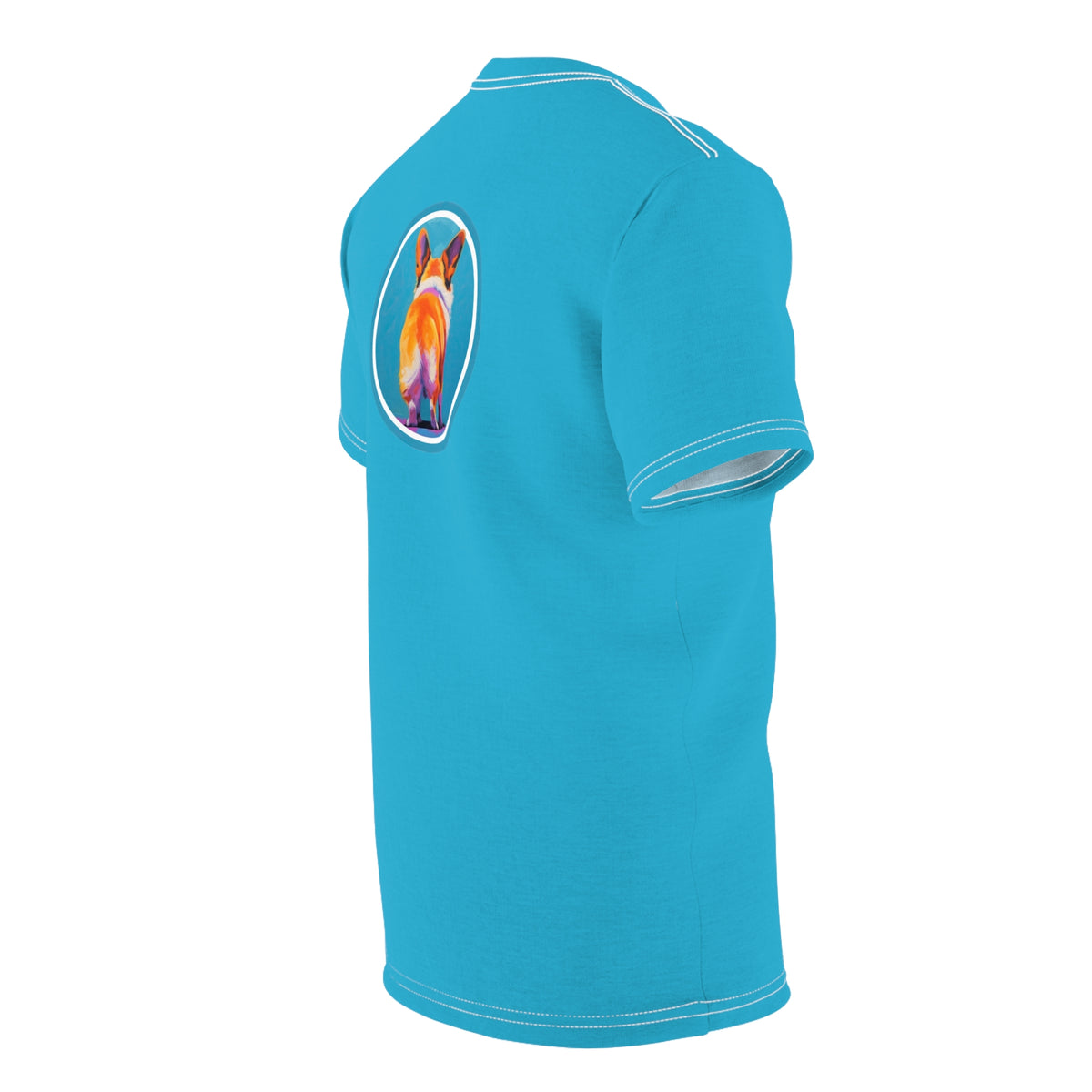The Official Wiggle Wave Unisex Bold Fashion Tee — Corgi Butt on ?