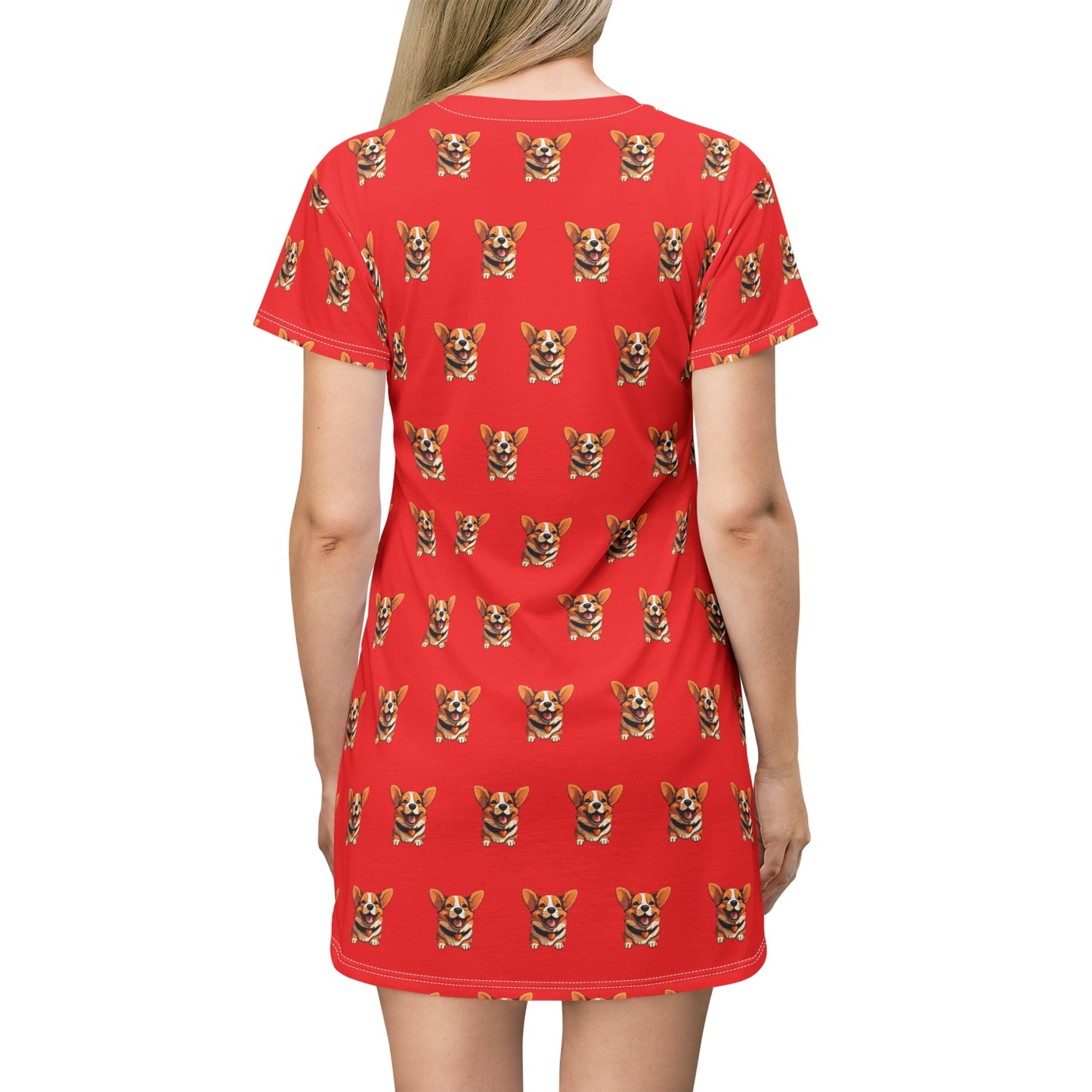 Puppy Love Mosaic - T-Shirt Dress