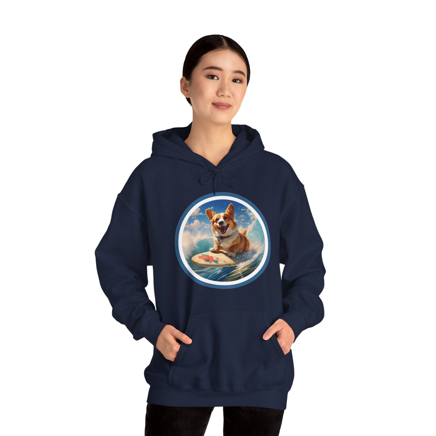 Cowabunga Corgi - Hoodie