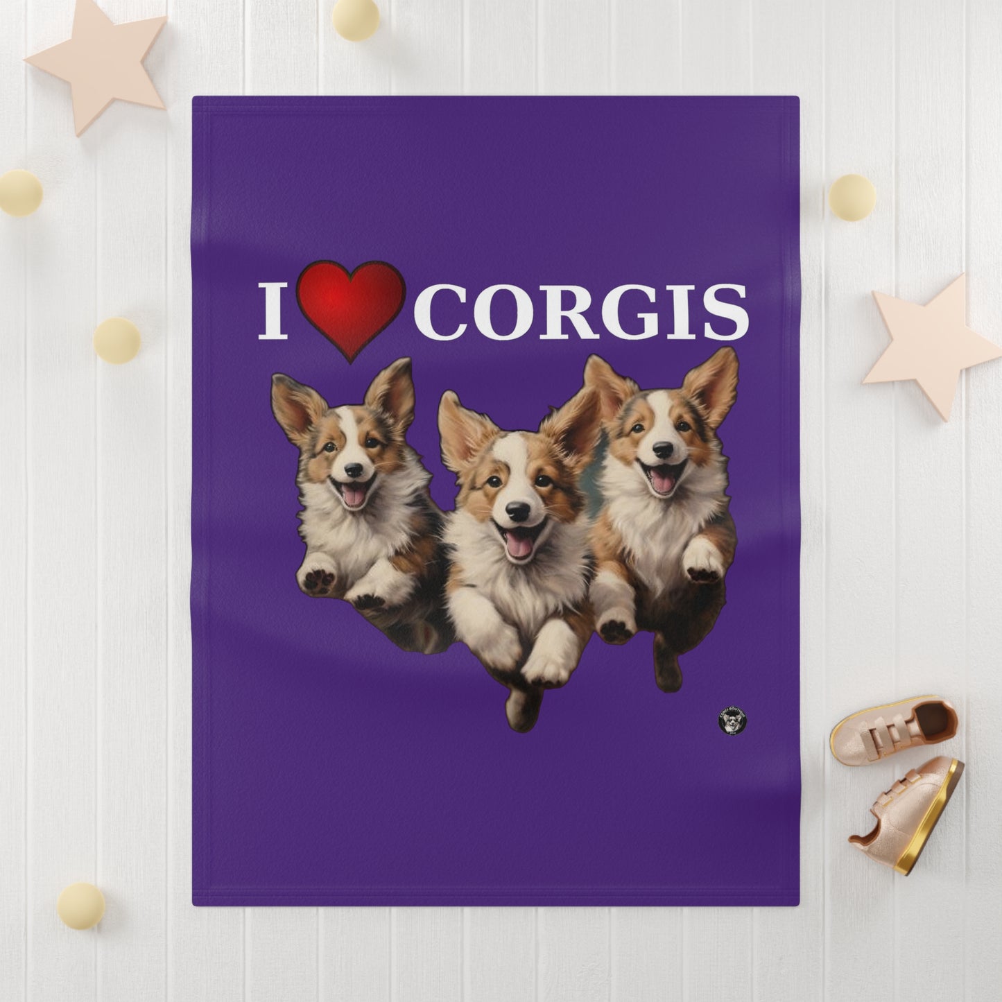 I Heart Corgis - Baby Blanket