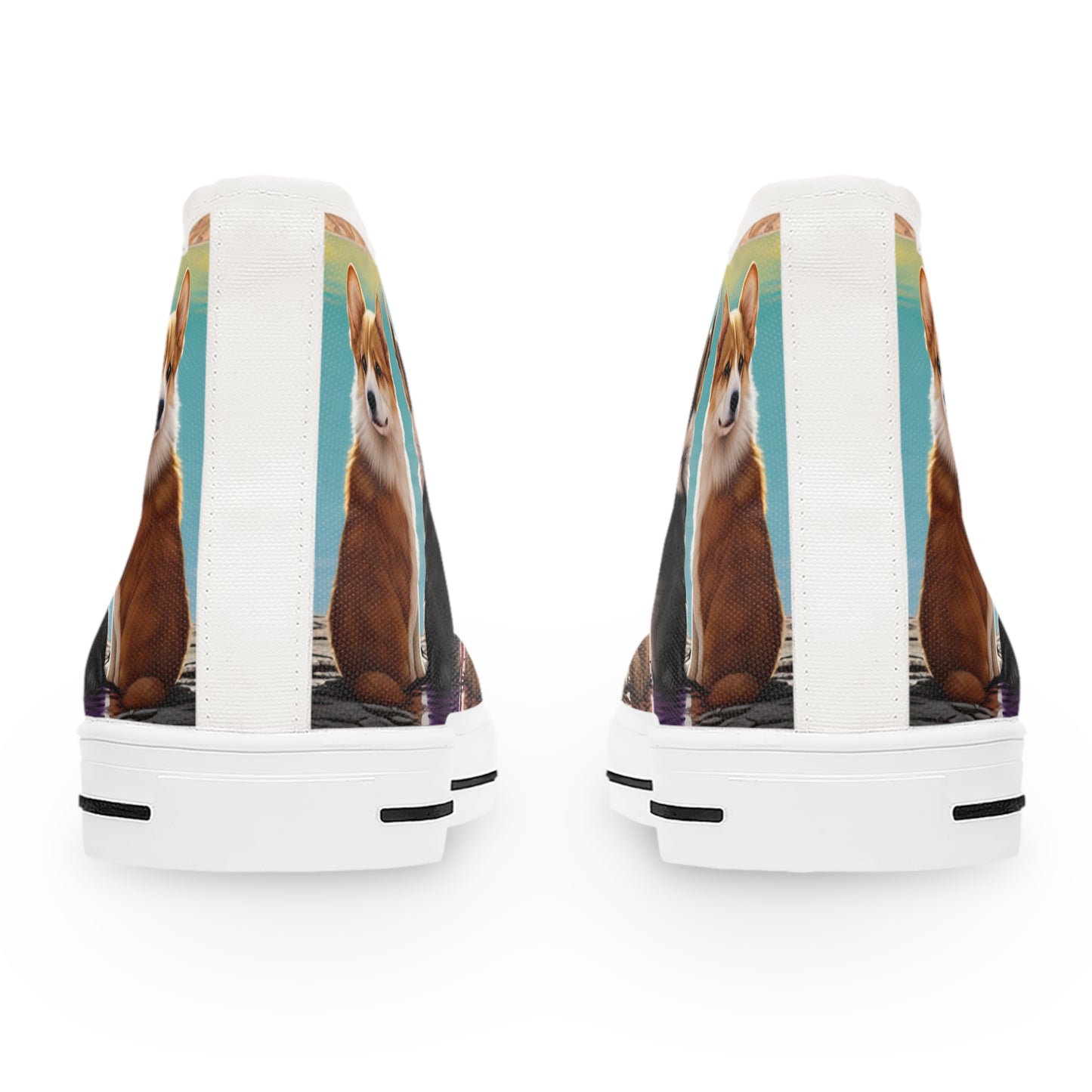 Corgi Lake - Women's High Top Sneakers