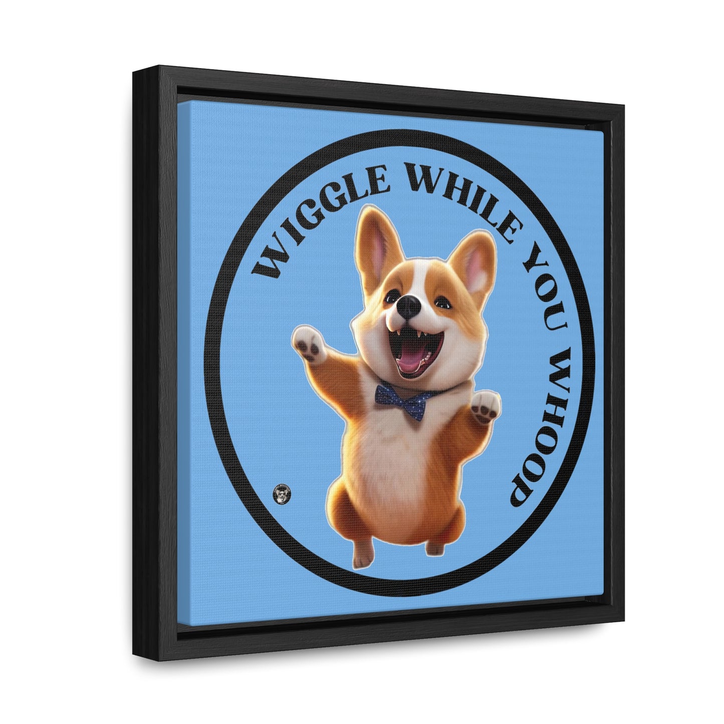 Wiggle While You Whoop - Framed on Canvas