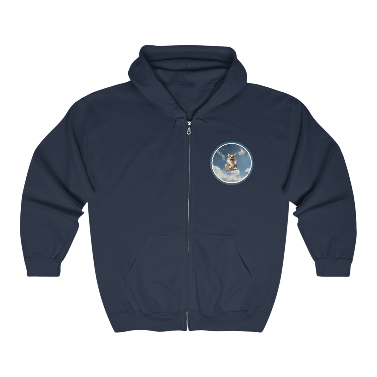 Super Corgi - Zip Hoodie