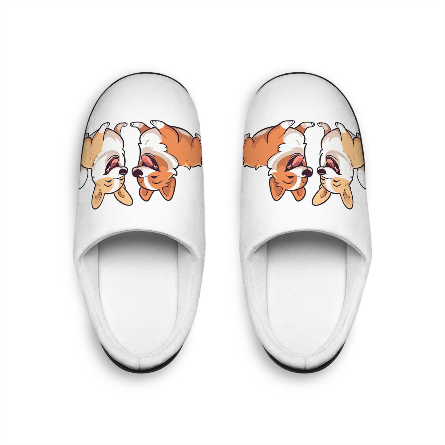 Corgi Couple - Women's Slippers