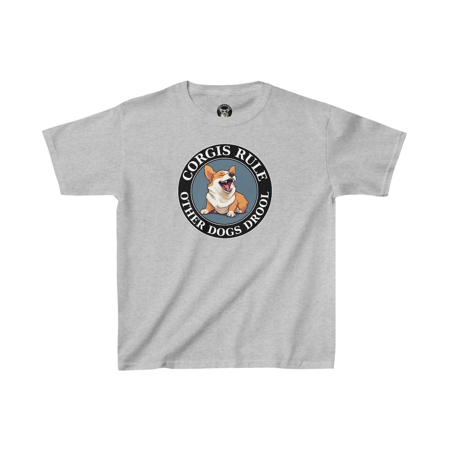 Corgis Rule...Other Dogs Drool - Kids Heavy Cotton Tee