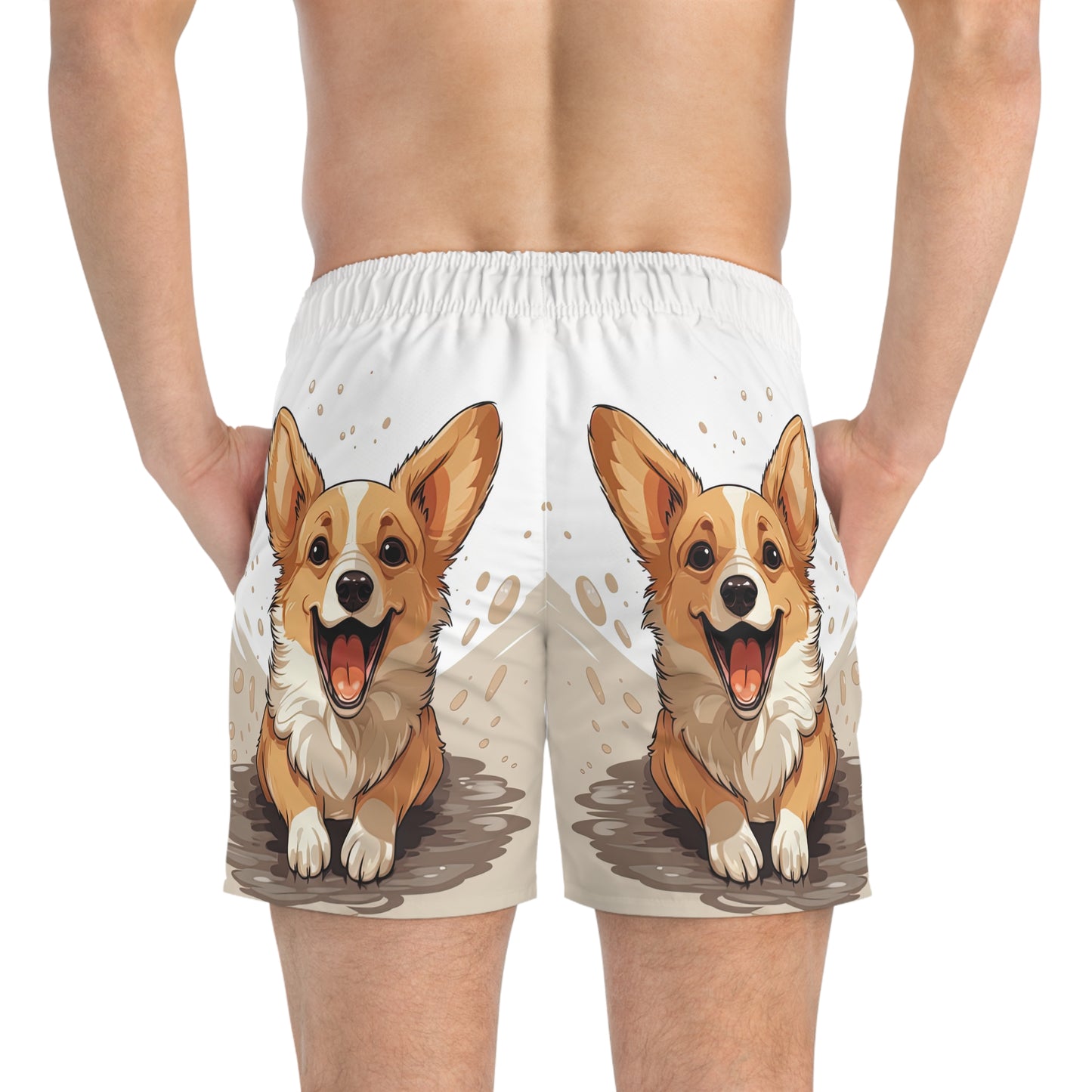 Corgi Cuteness Swim Trunks