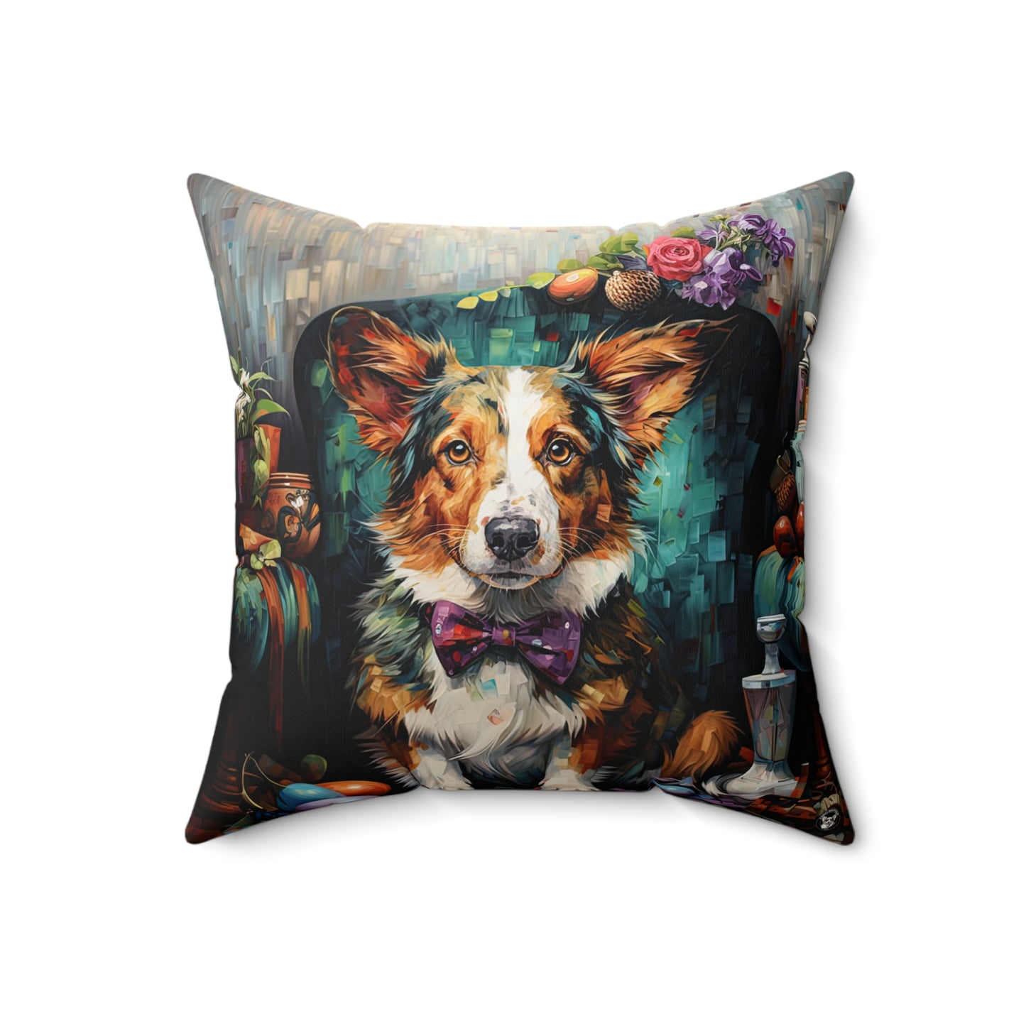 Formal Corgi - Throw Pillow