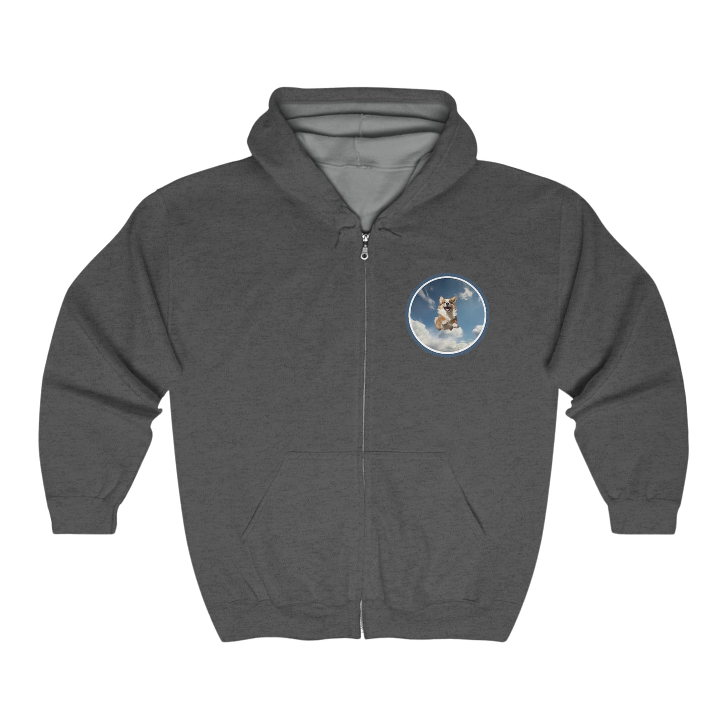 Super Corgi - Zip Hoodie