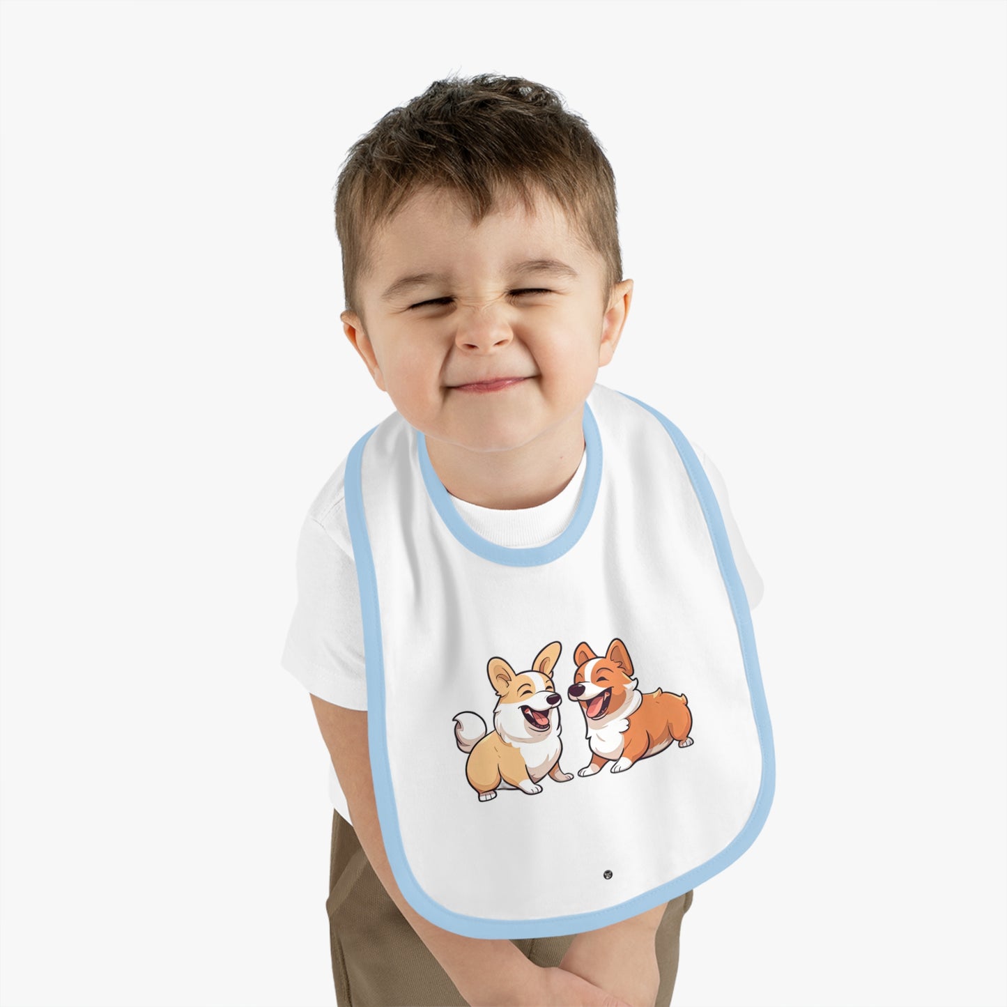 Corgi Couple - Baby Bib