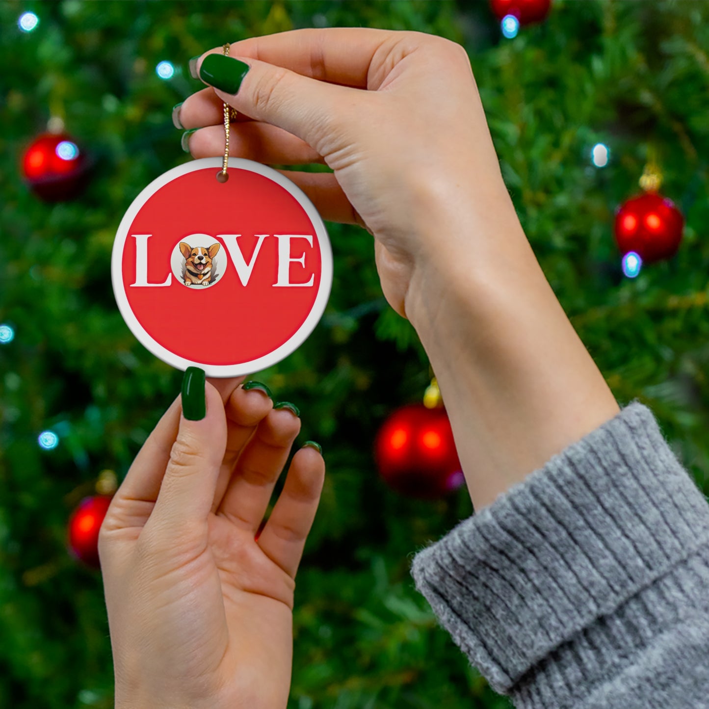 More Love - Ceramic Ornament