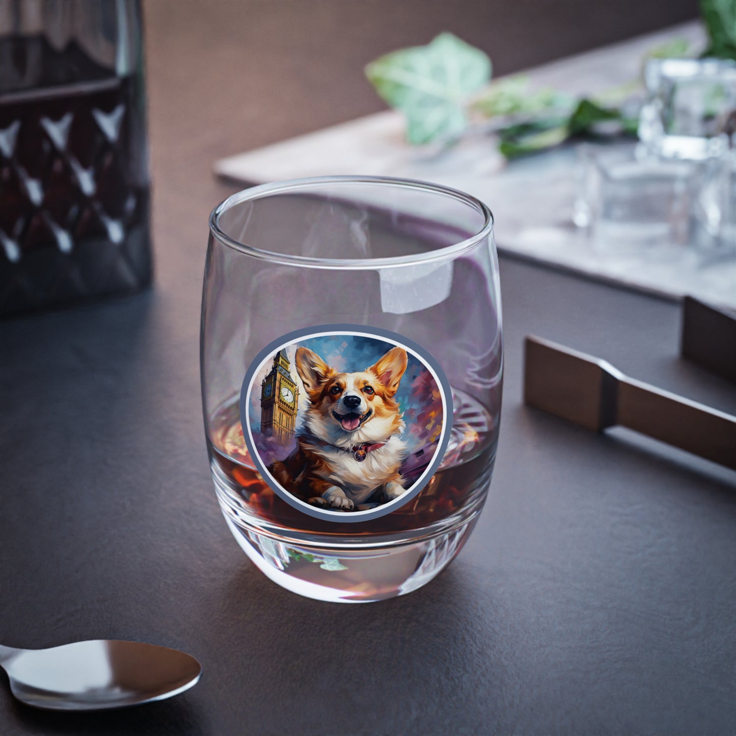 Corgi and Ben - Whiskey/Juice Glass