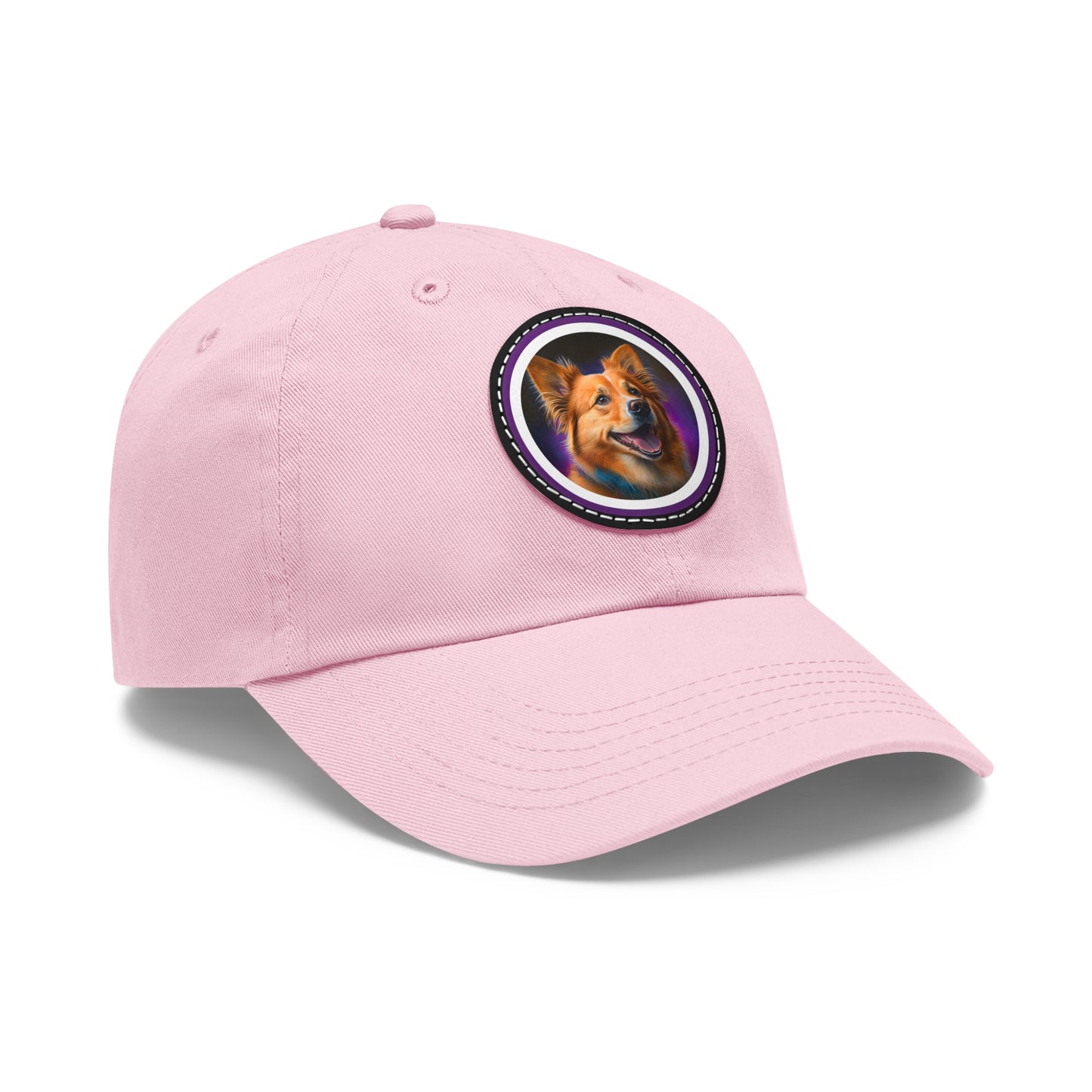 Golden Corgi - Cap with Leather Patch