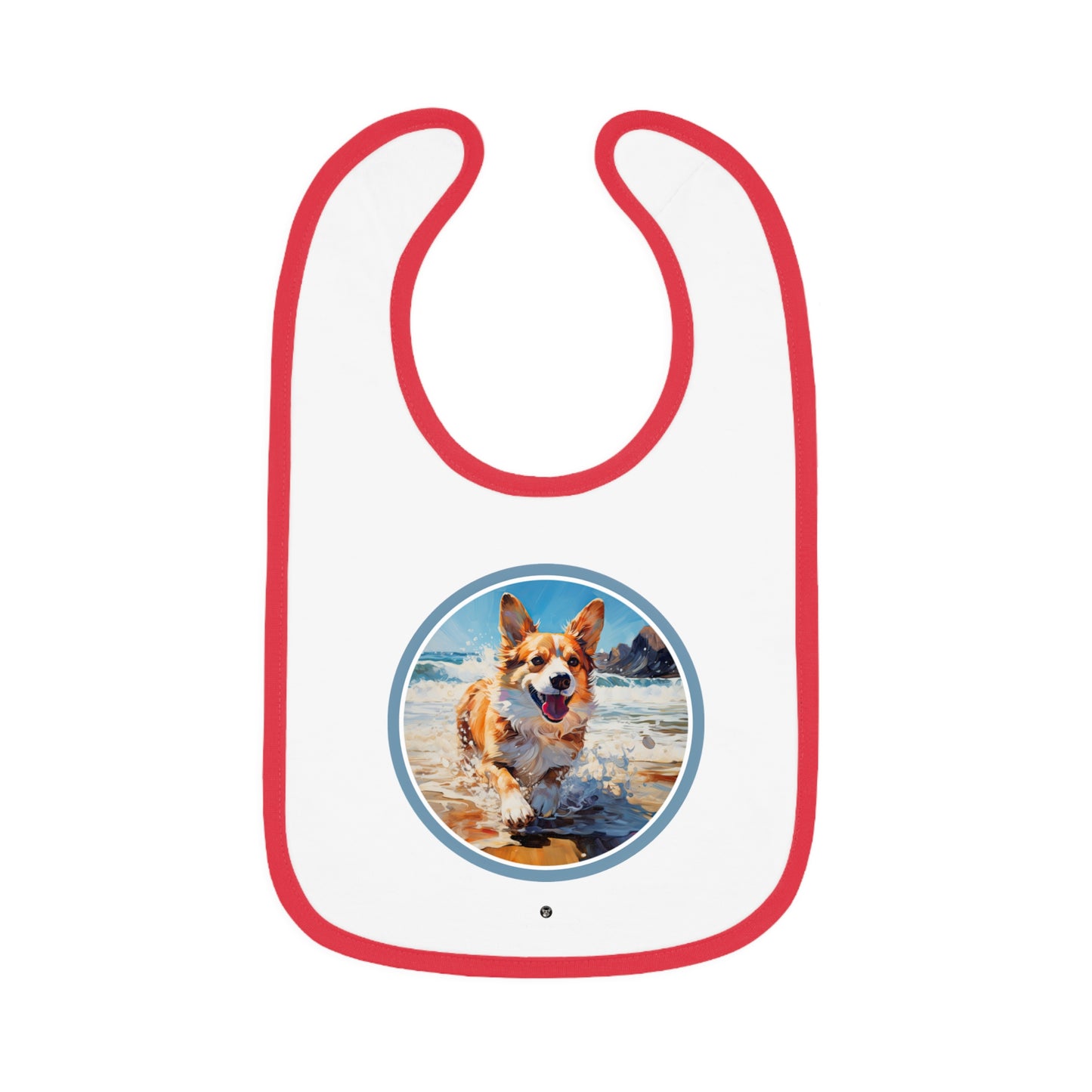 Coastal Corgi - Baby Bib