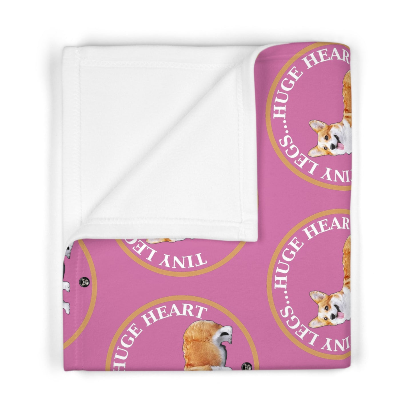 Tiny Legs...Huge Heart Mosaic - Baby Blanket
