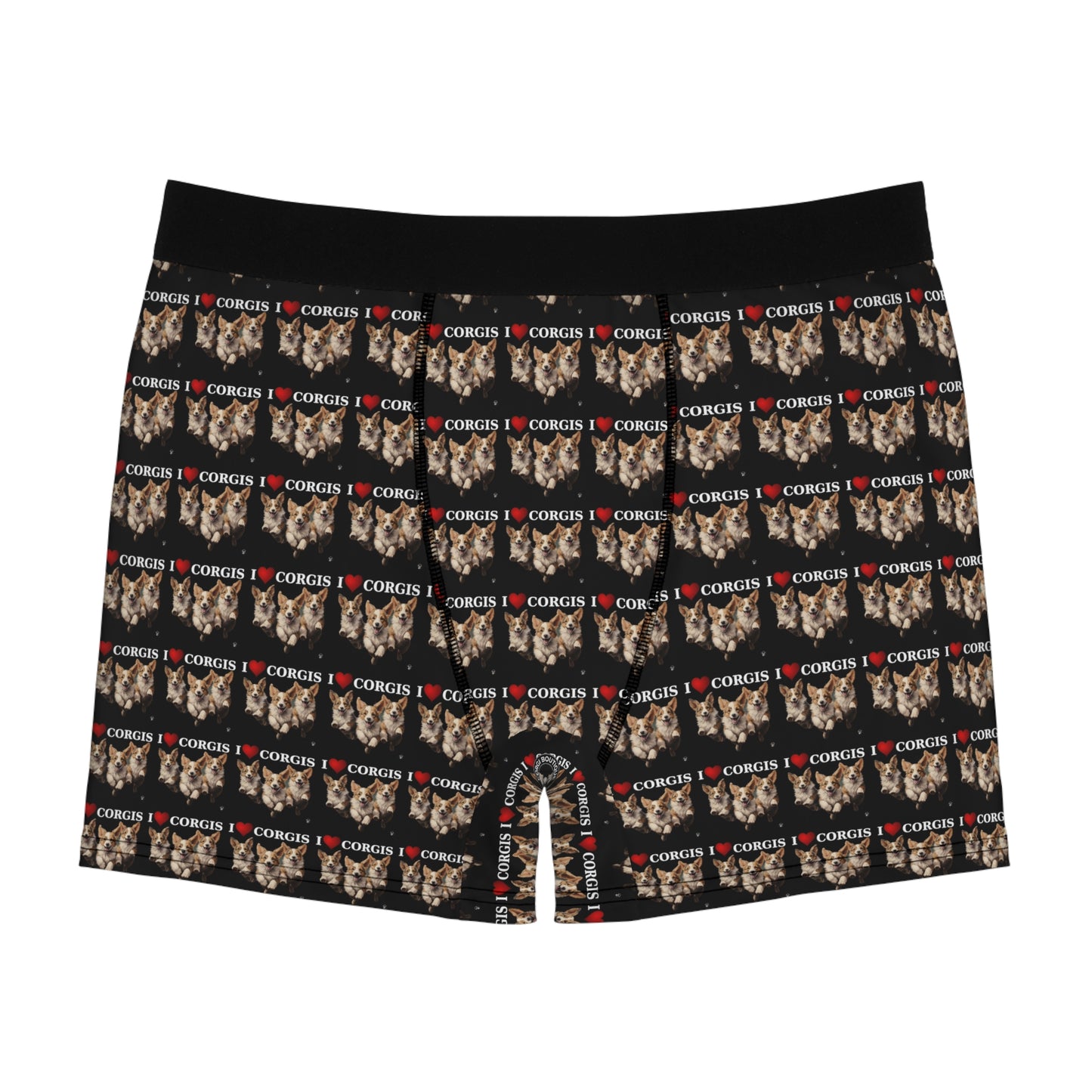 I Heart Corgis Mosaic Boxer Briefs