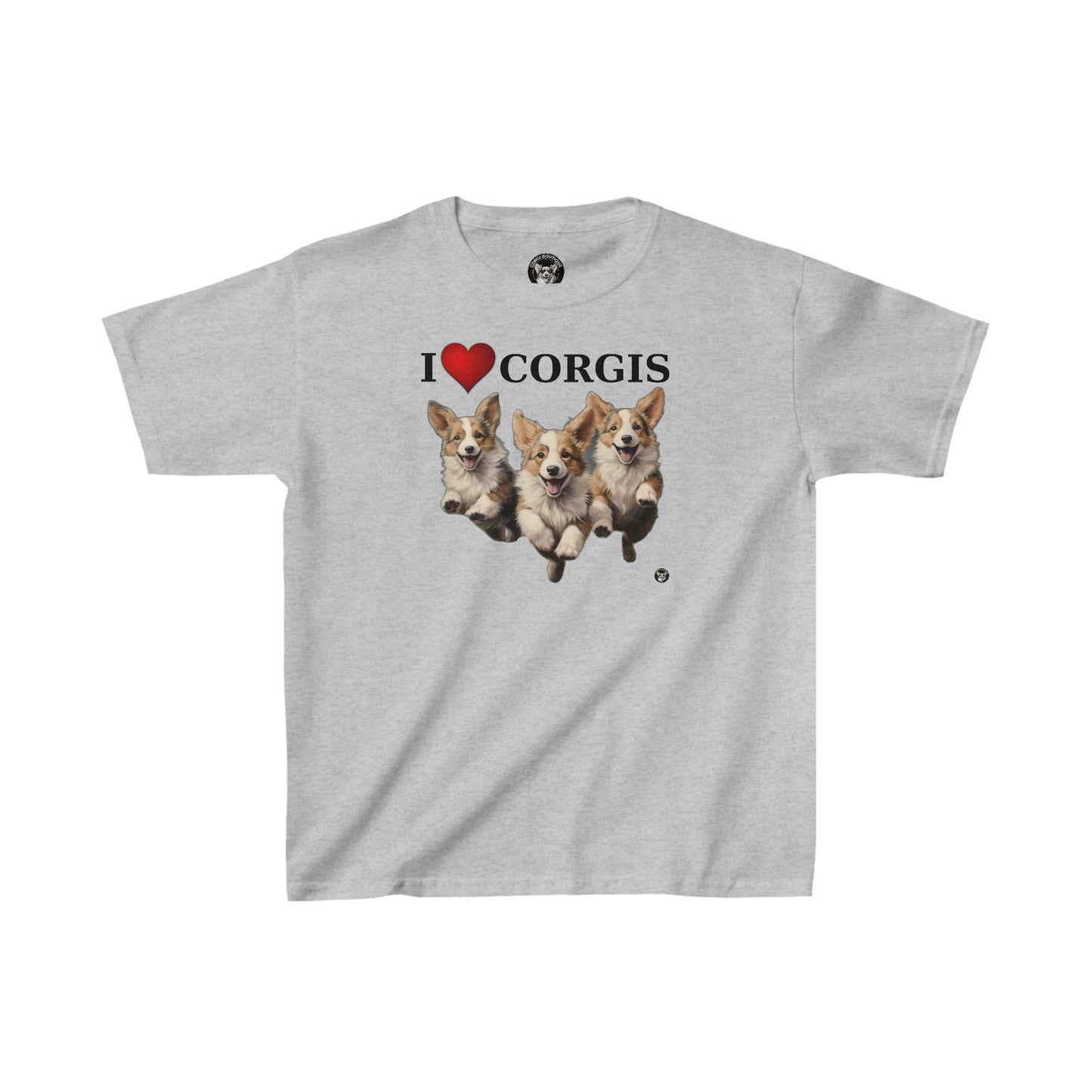 I Heart Corgis - Kids Heavy Cotton Tee