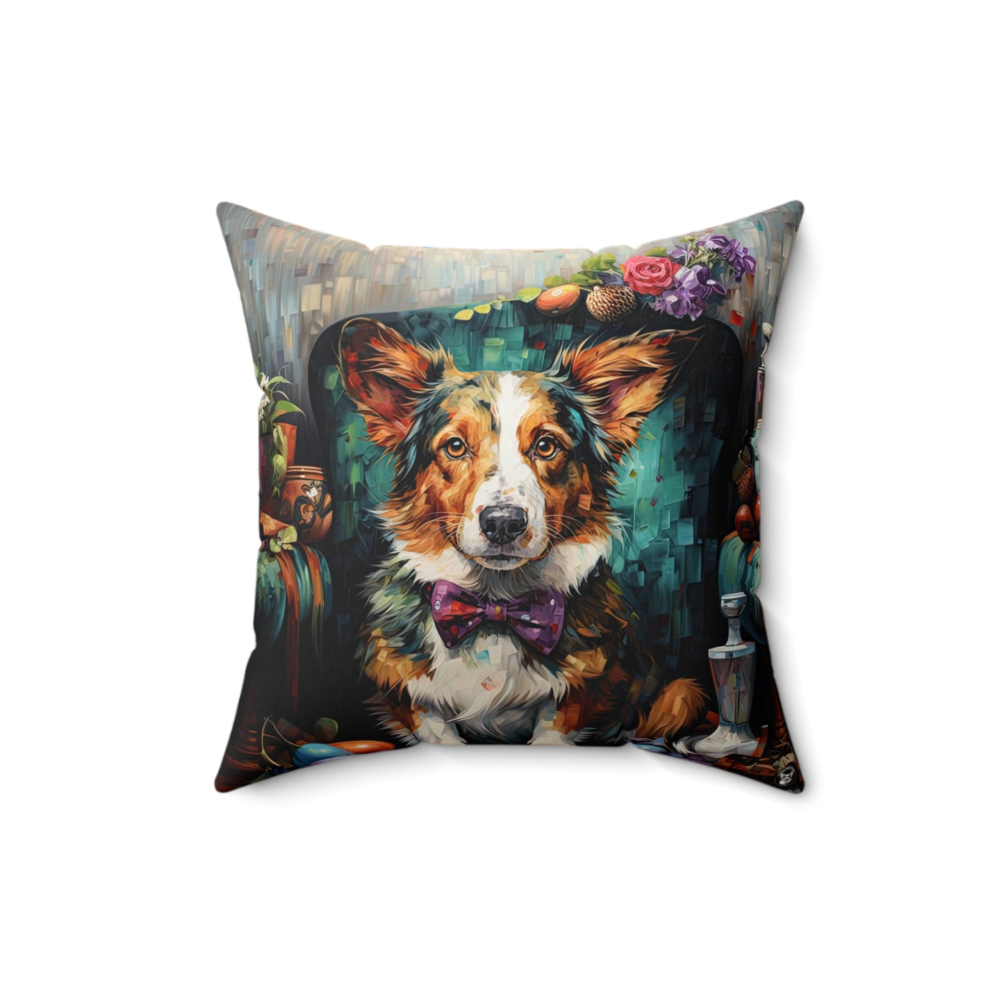 Formal Corgi - Throw Pillow