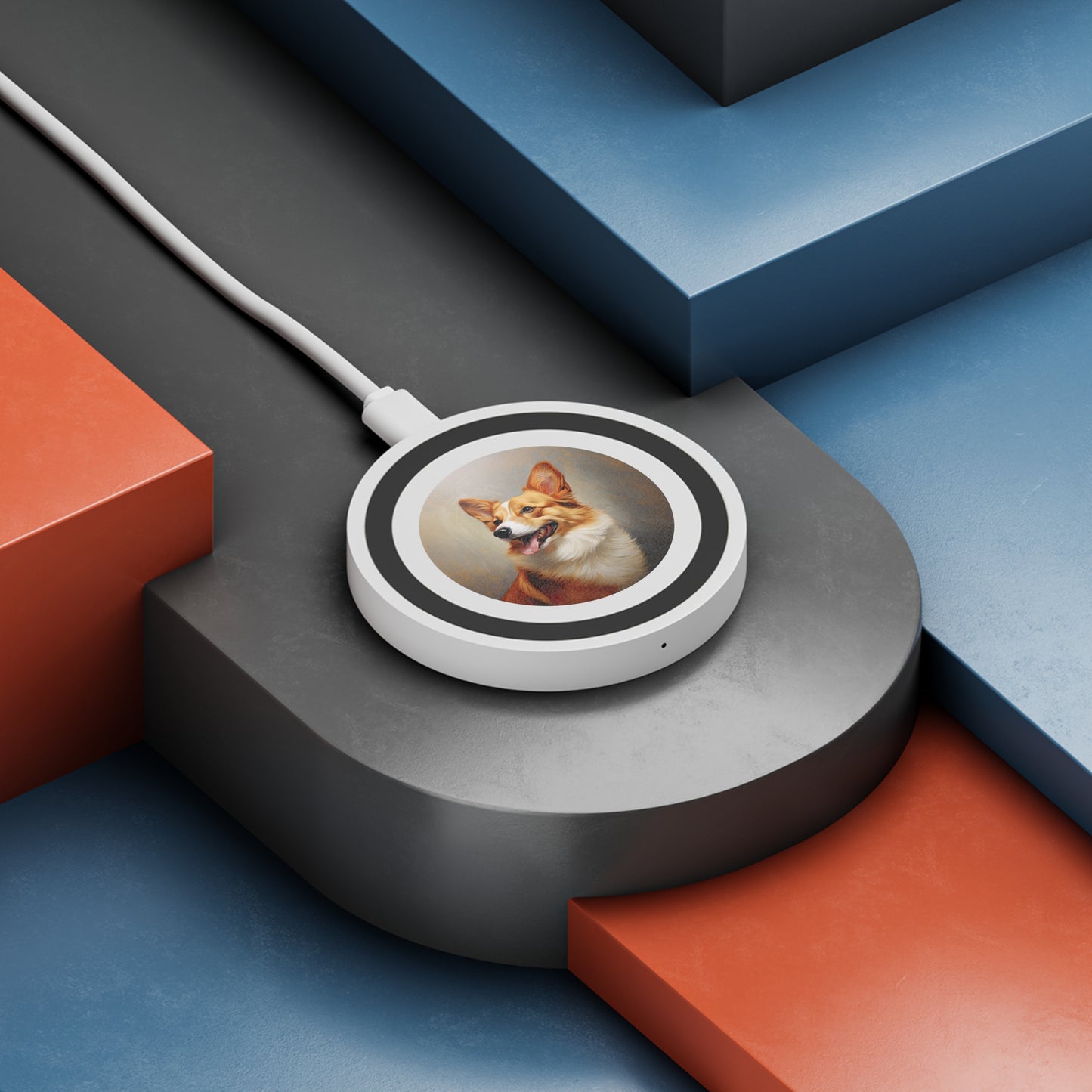 Pembroke Portrait - Quake Wireless Charging Pad