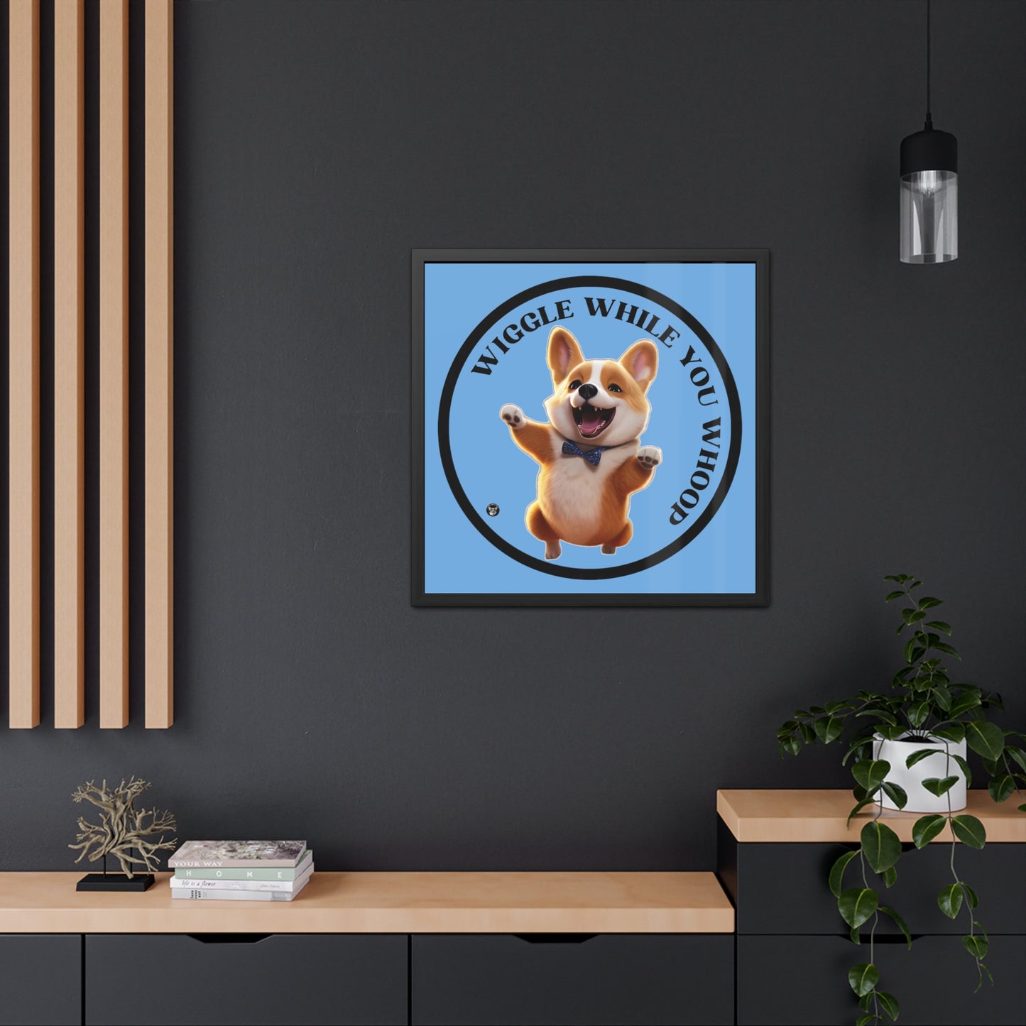 Wiggle While You Whoop - Framed Print