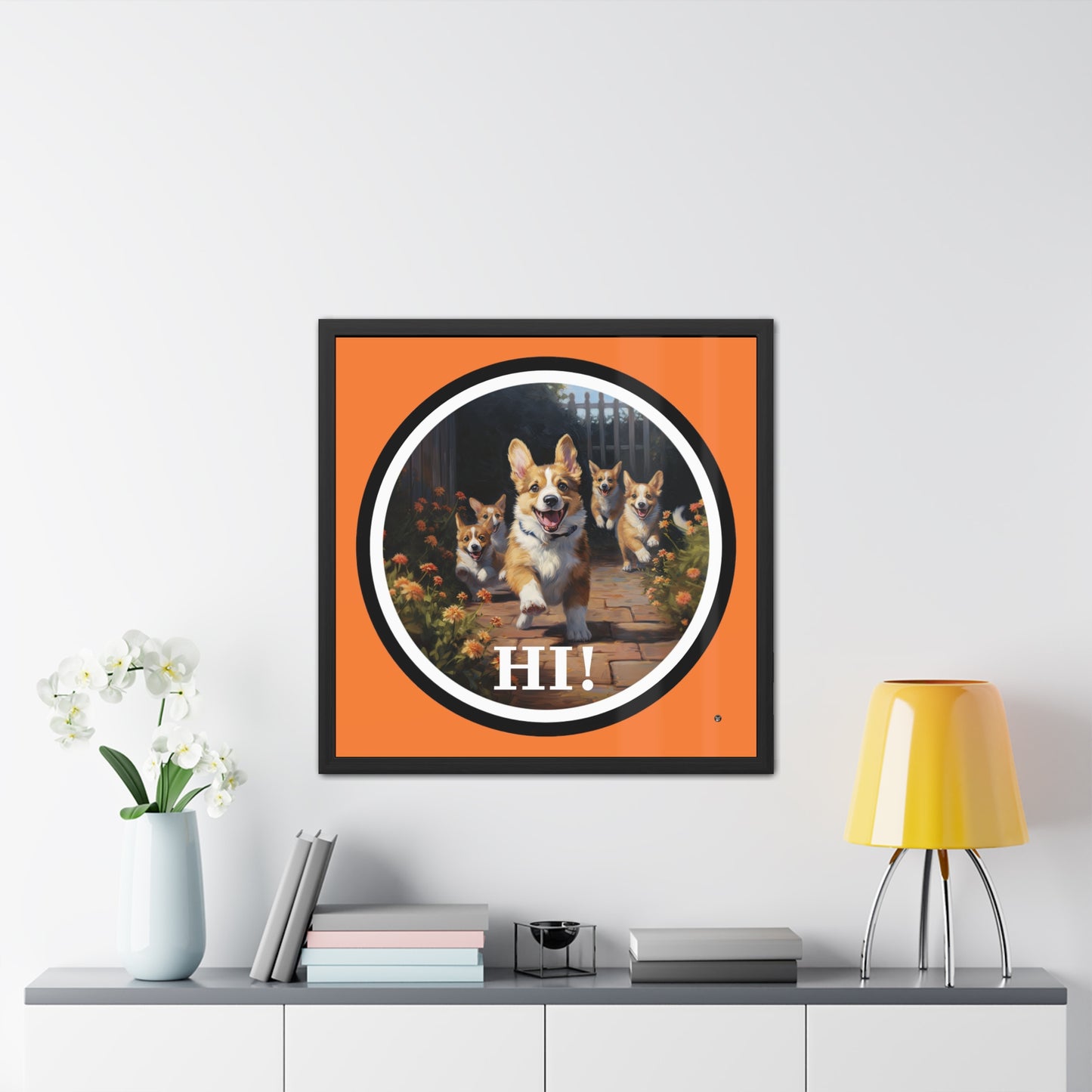 Hi! - Framed Print