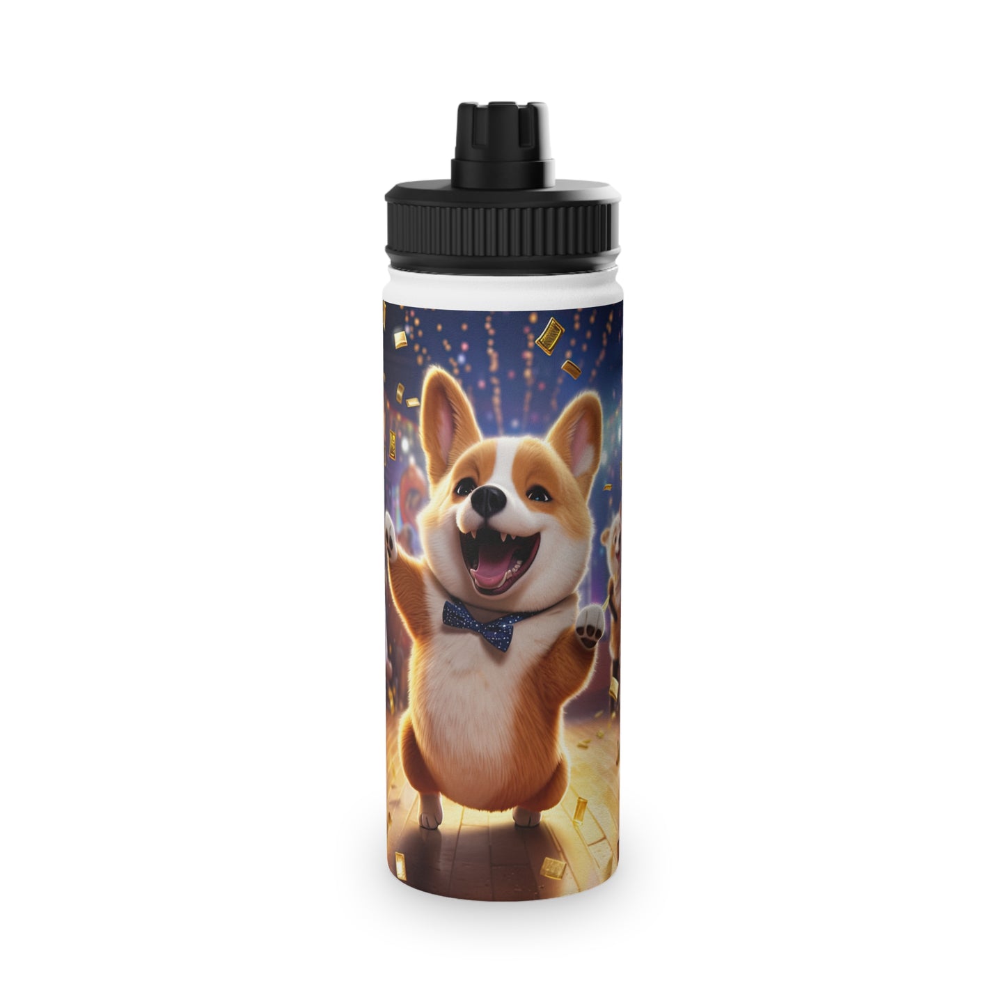 Party Pup - Water Bottle with Sport Lid