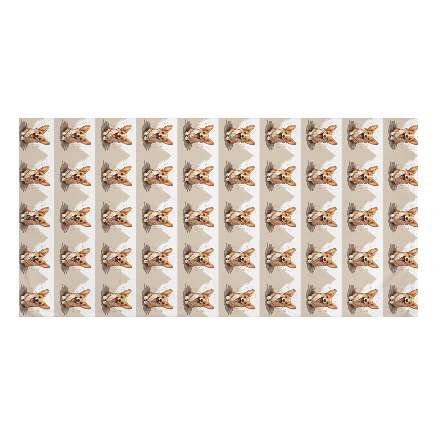 Corgi Cuteness Mosaic - Bath Towel