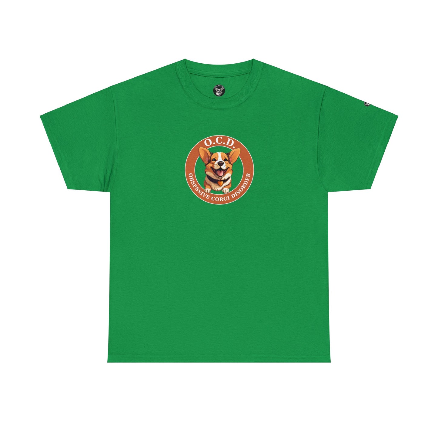 O.C.D. Obsessive Corgi Disorder - Unisex Heavy Cotton Tee