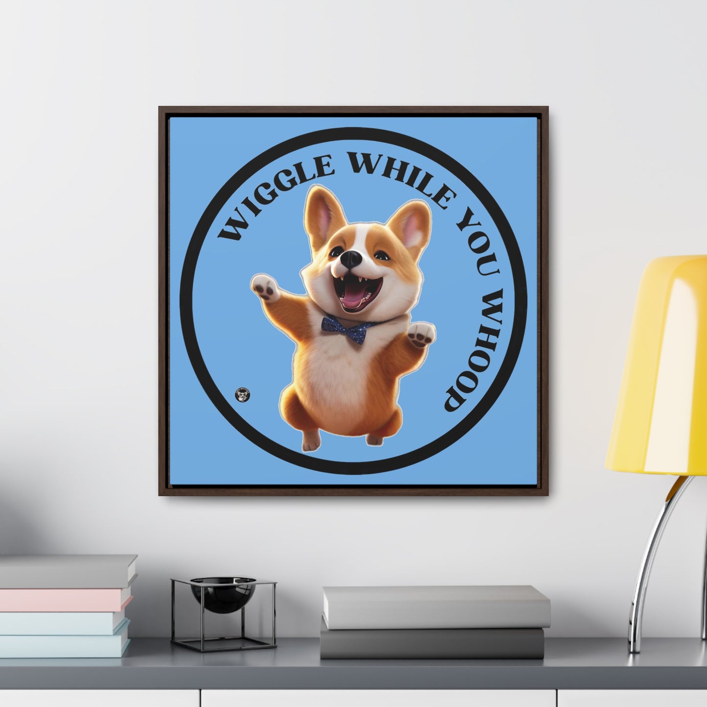 Wiggle While You Whoop - Framed on Canvas