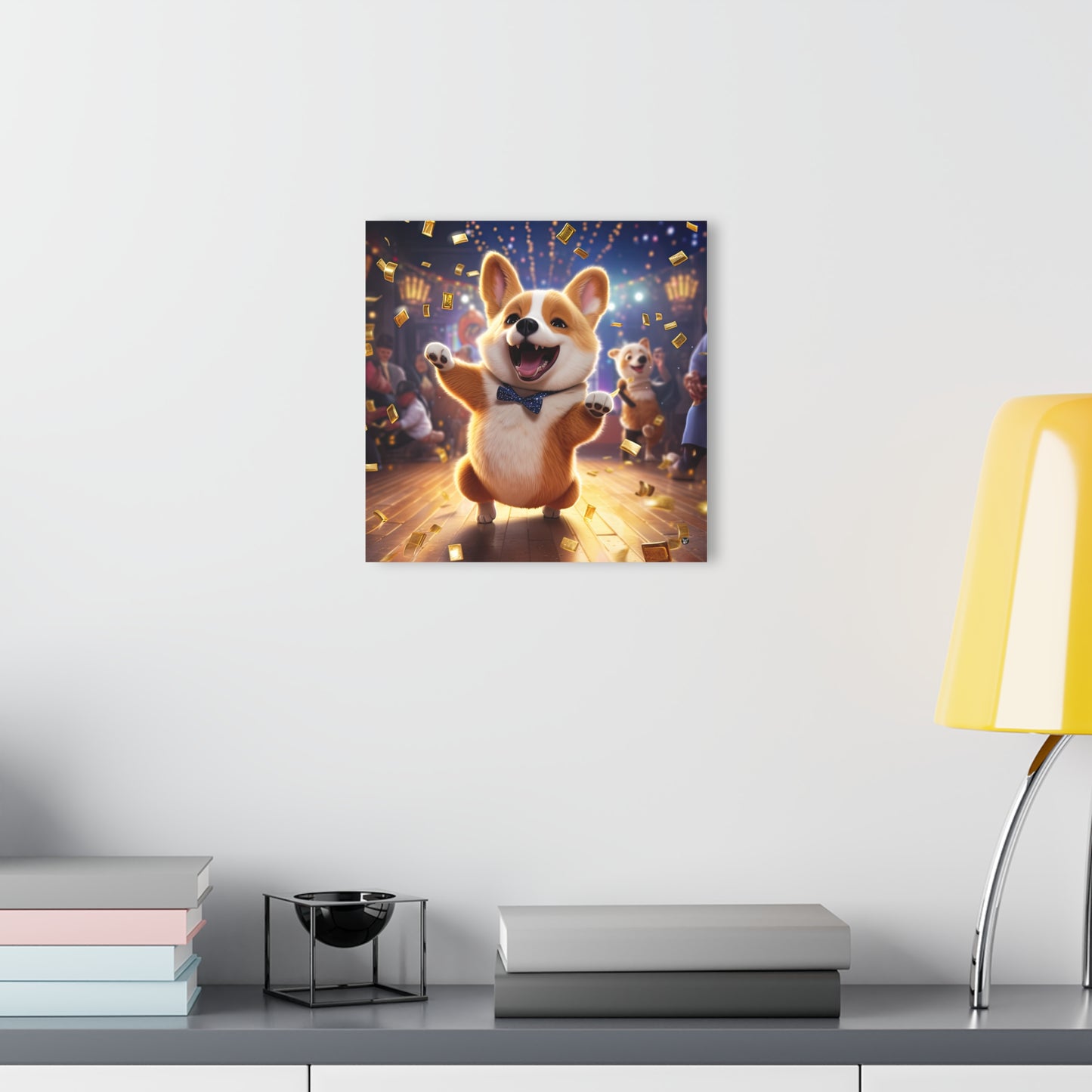 Boogaloo Corgi - Print on Acrylic