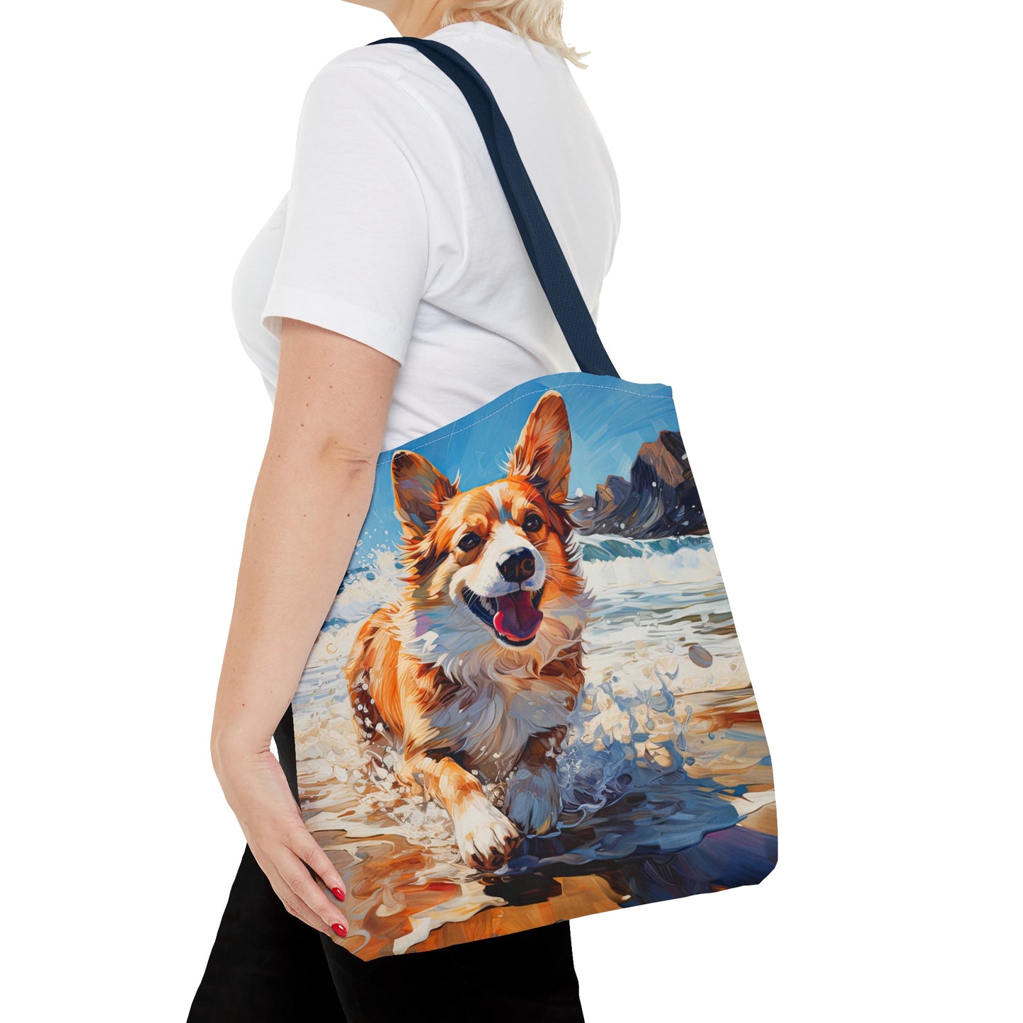 Coastal Corgi - Tote Bag