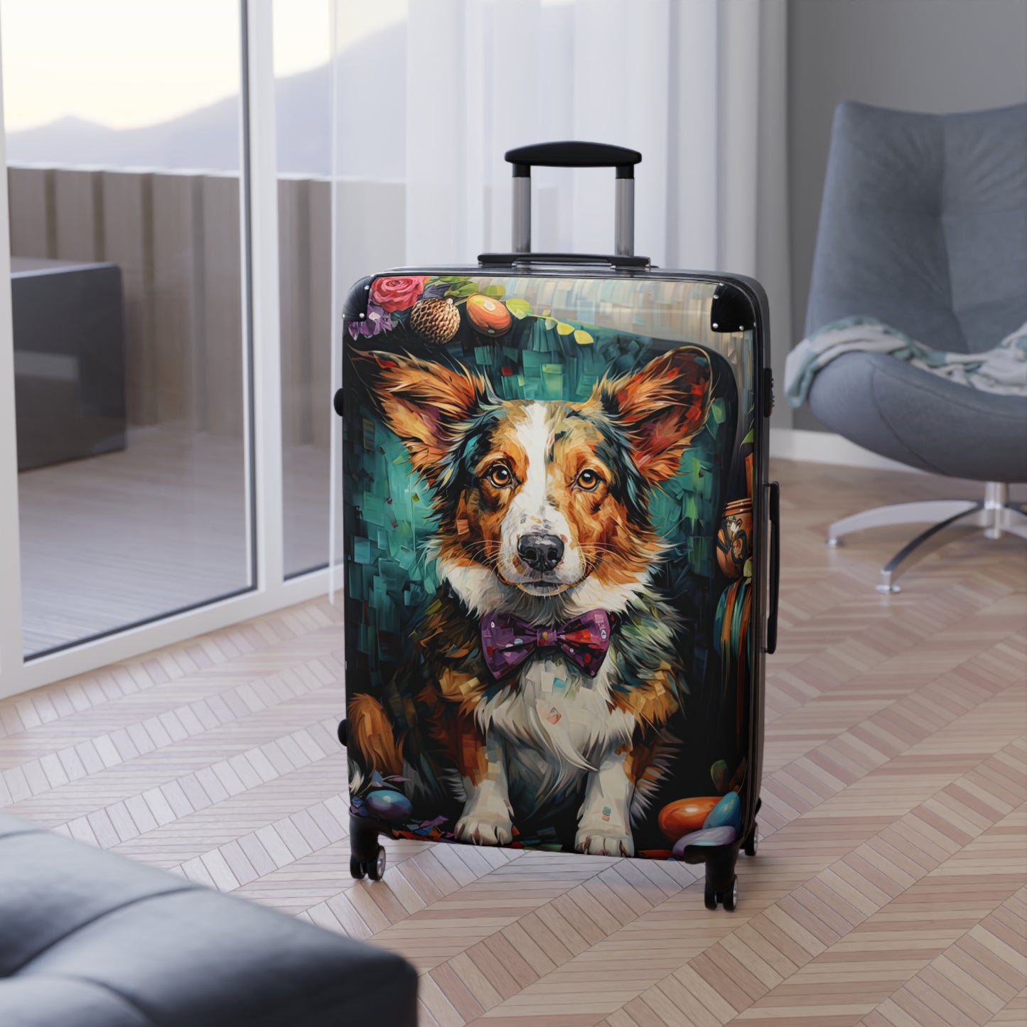 Formal Corgi - Suitcase