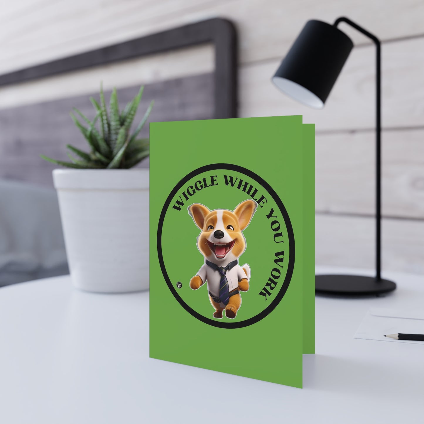 Wiggle While You Work - Greeting Card
