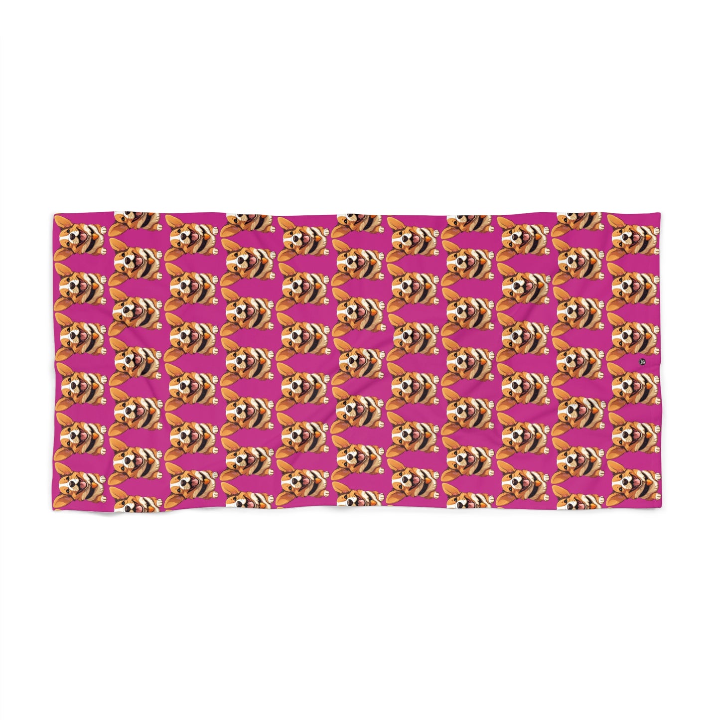 Puppy Love Mosaic - Beach Towel