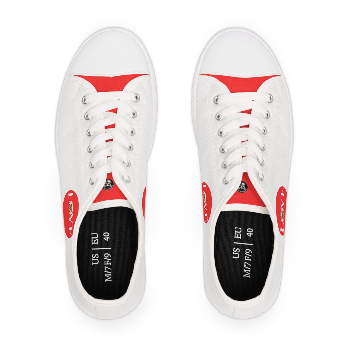 More Love - Women's Low Top Sneakers