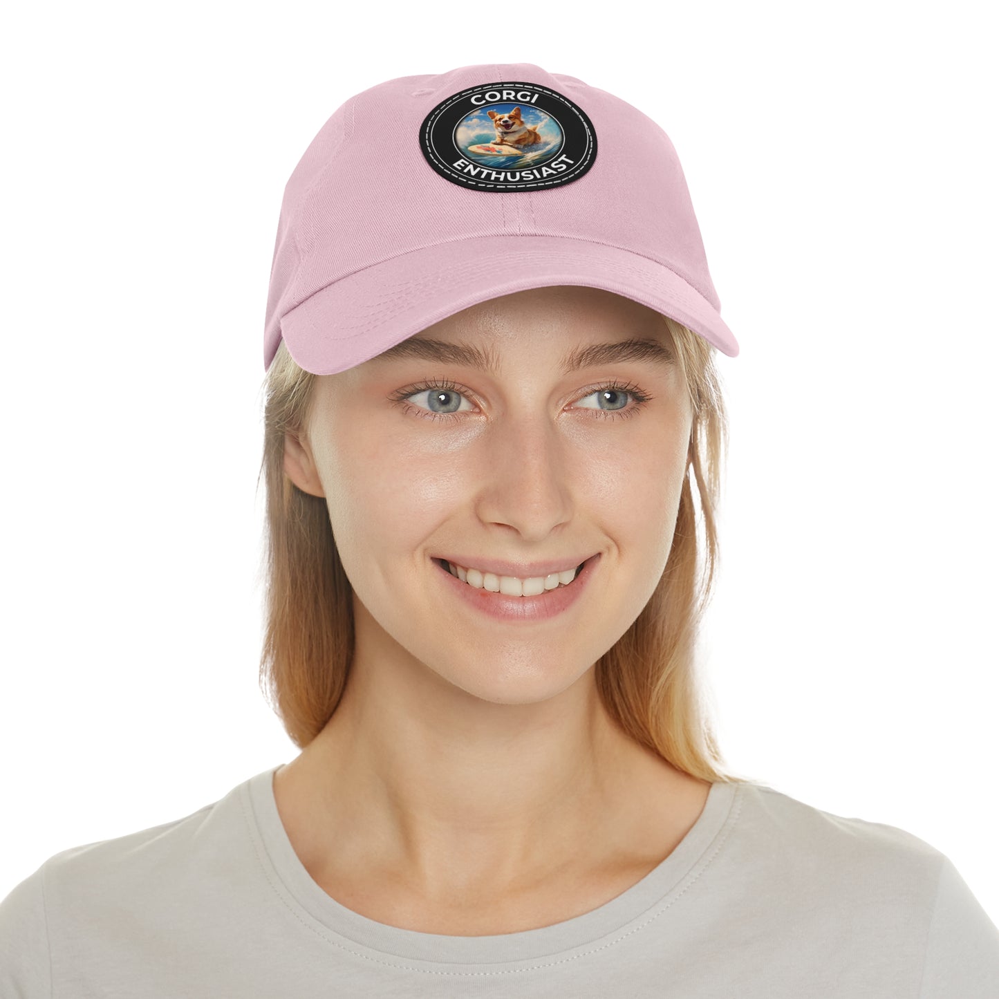 Corgi Enthusiast - Cap with Leather Patch