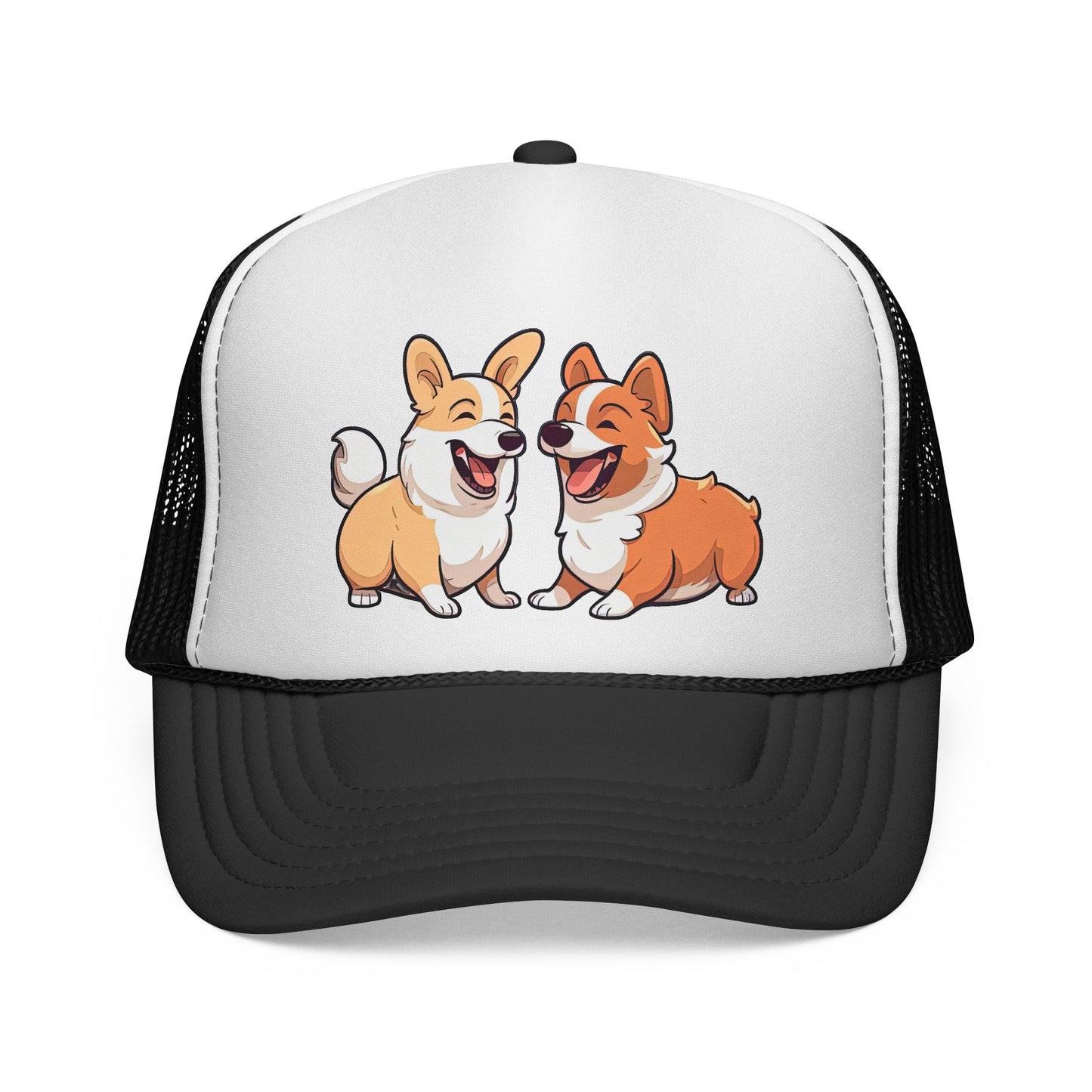 Corgi Couple Trucker