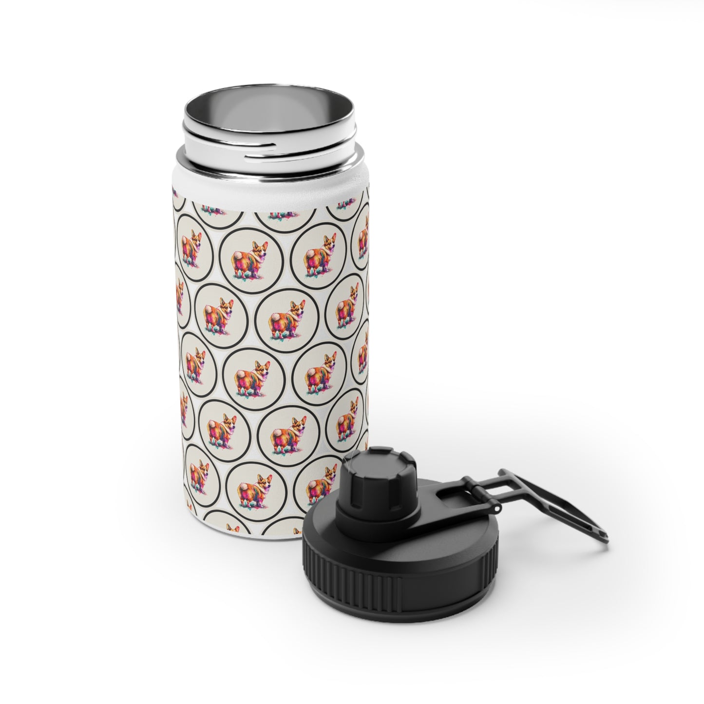 The Observer Mosaic - Water Bottle with Sport Lid
