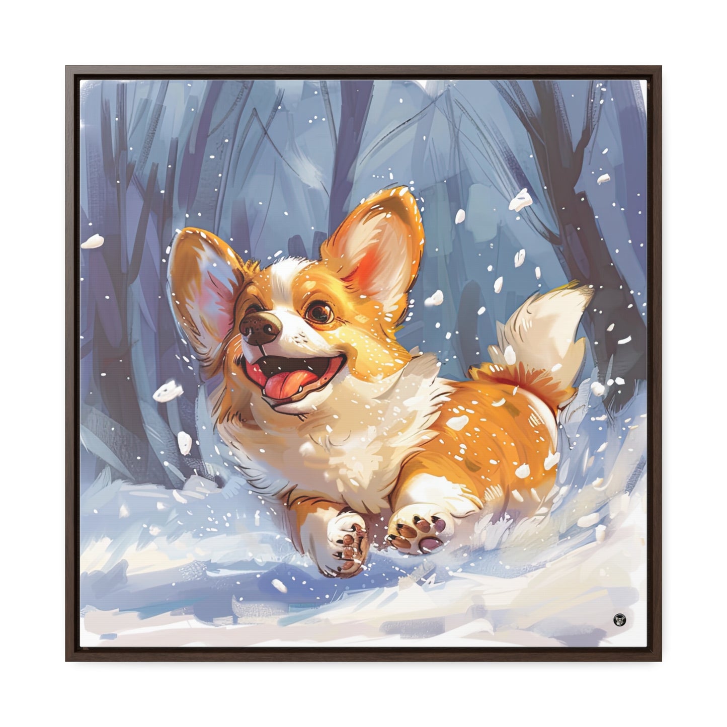 Winter Fun - Framed on Canvas