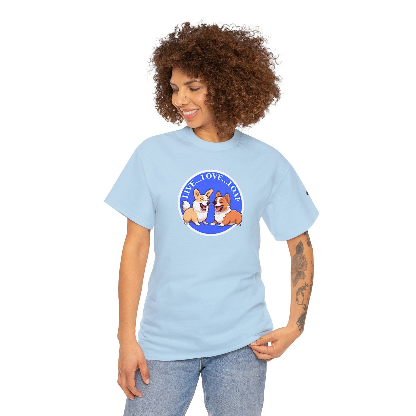 Live...Love...Loaf - Unisex Heavy Cotton Tee