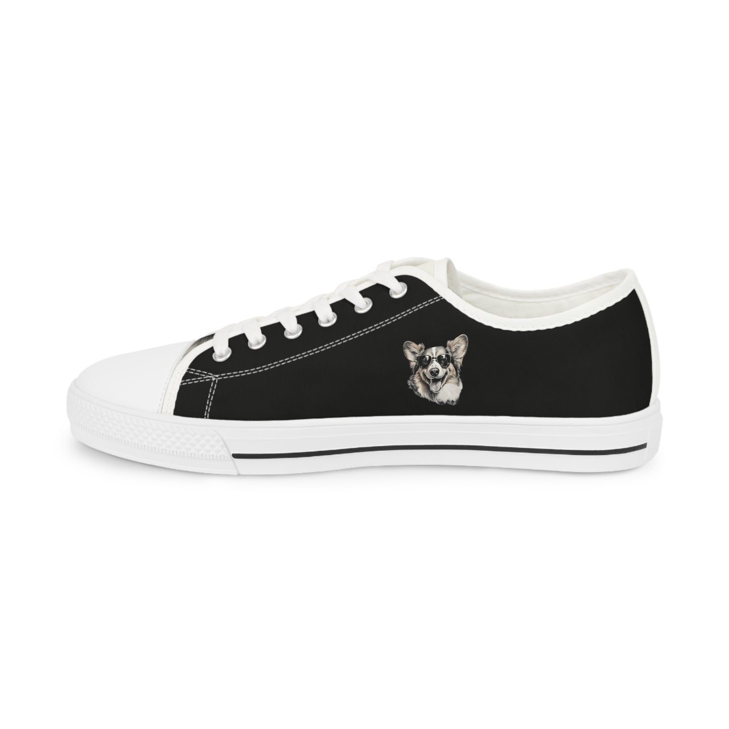 Corgi Cool - Men's Low Top Sneakers