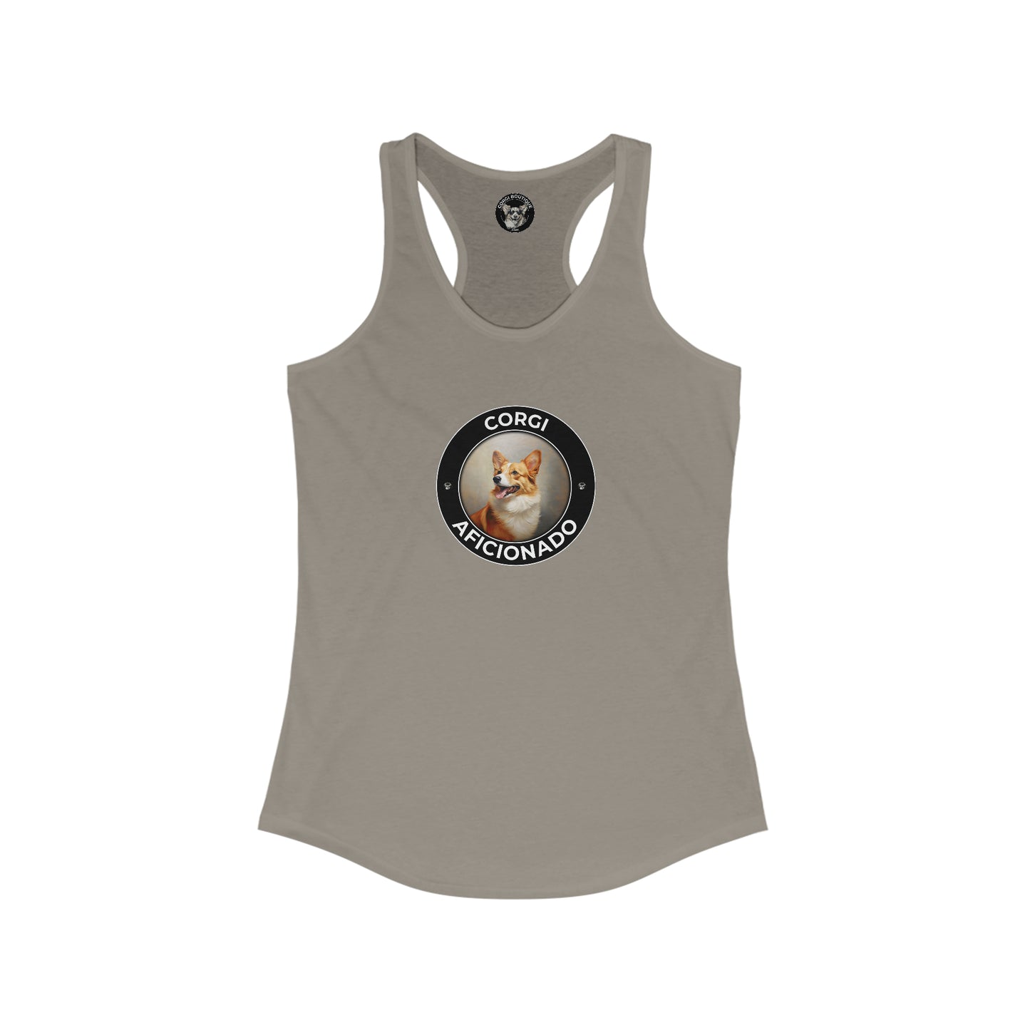 Corgi Aficionado - Racerback Tank