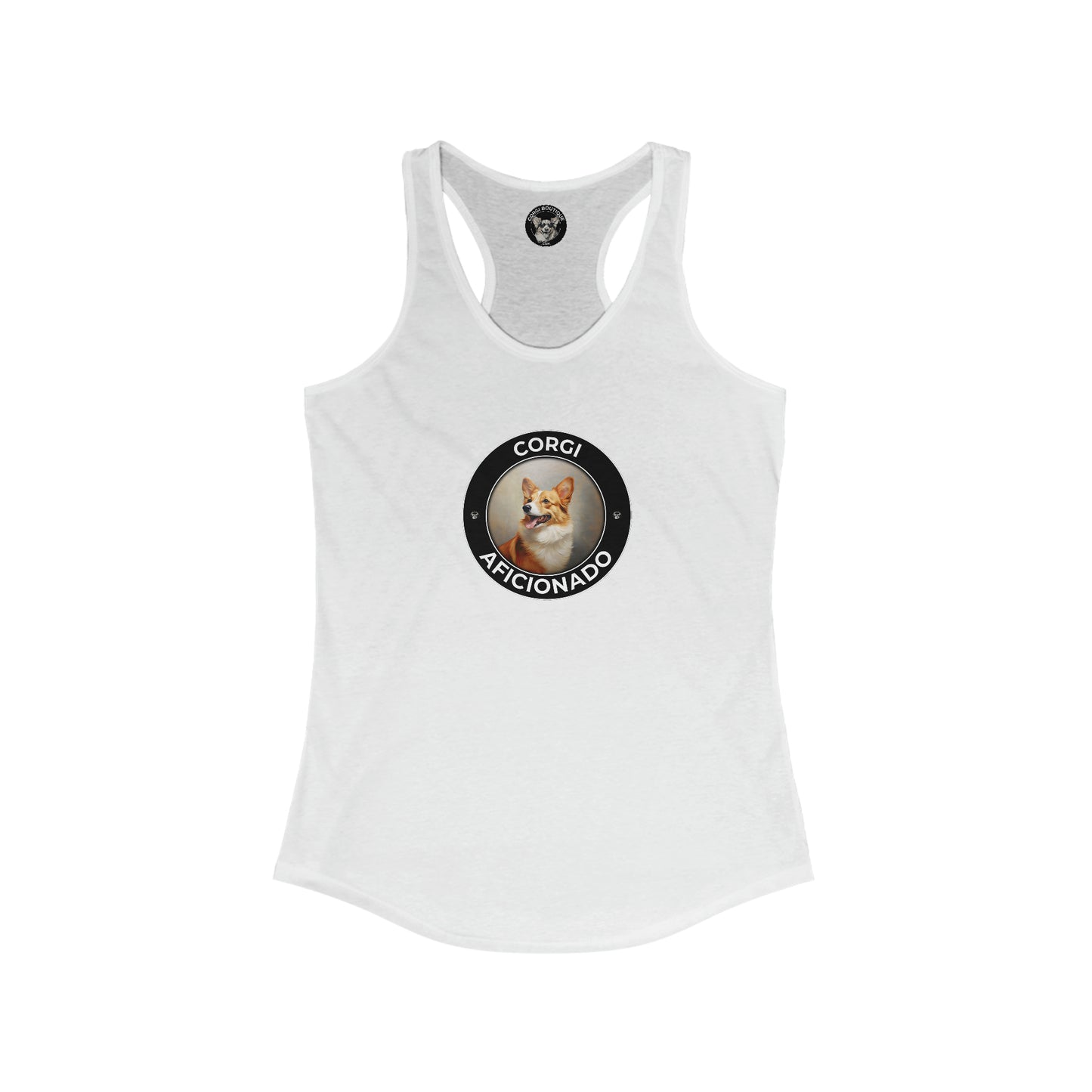 Corgi Aficionado - Racerback Tank