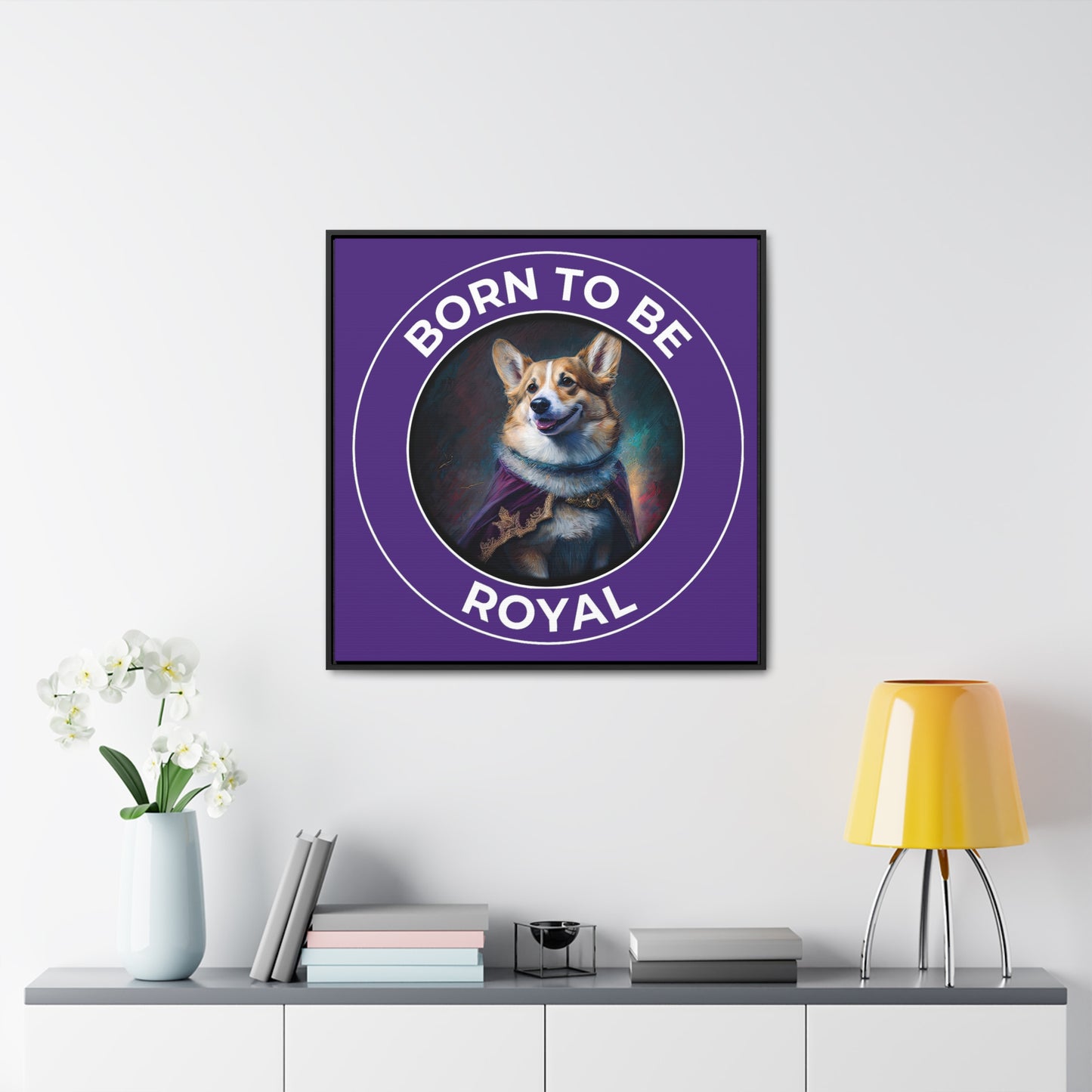 Born To Be Royal - Framed on Canvas