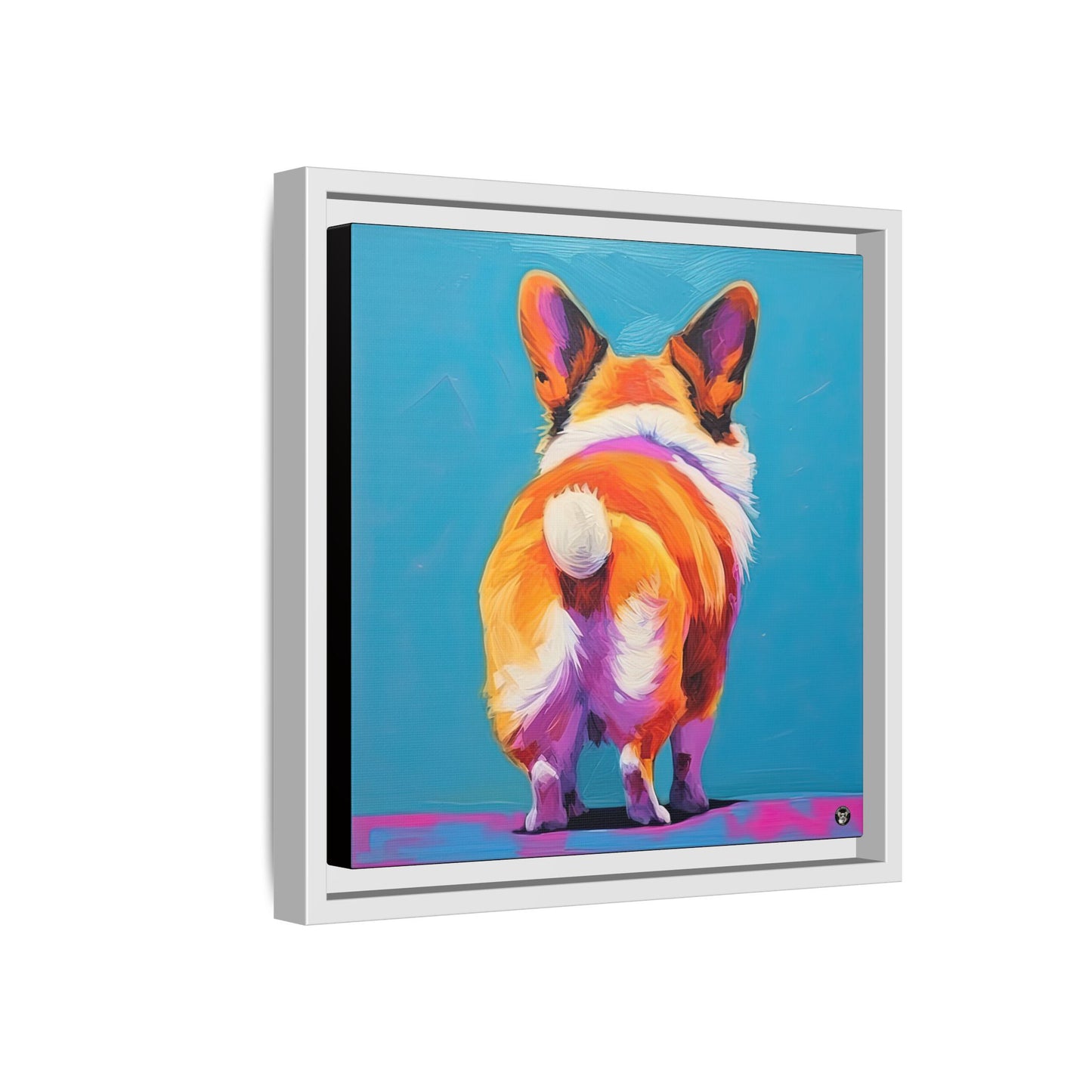 Corgi Butt on Canvas
