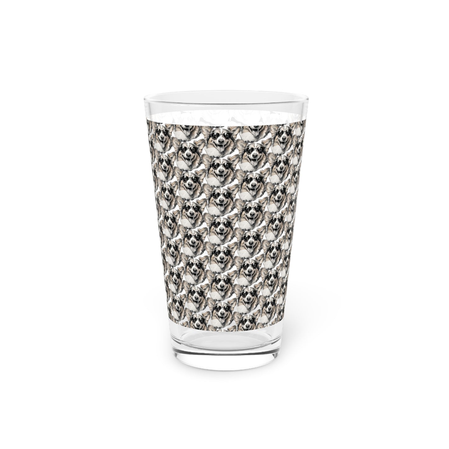 Corgi Cool Mosaic - Pint Glass