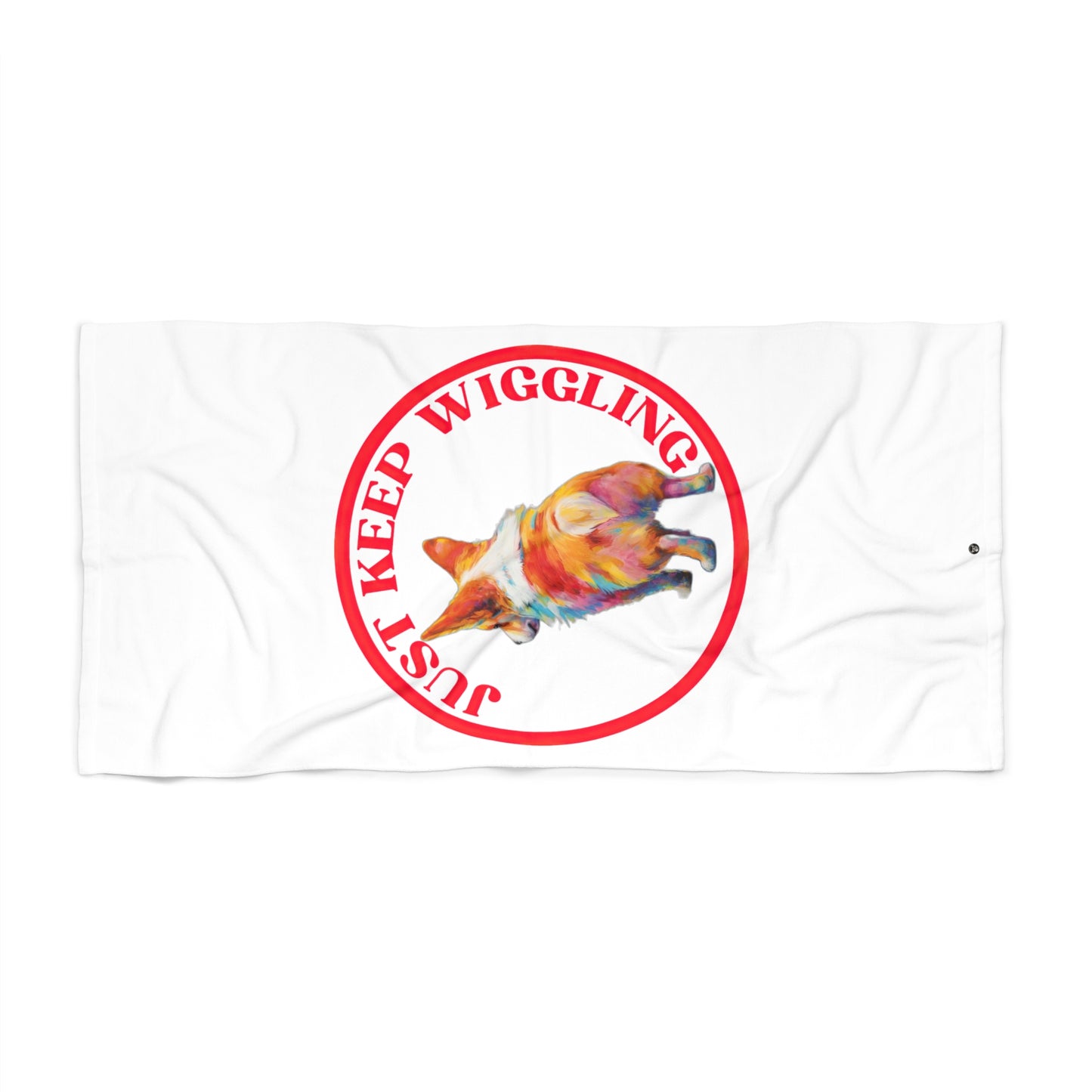 Just Keep Wiggling - Beach Towel