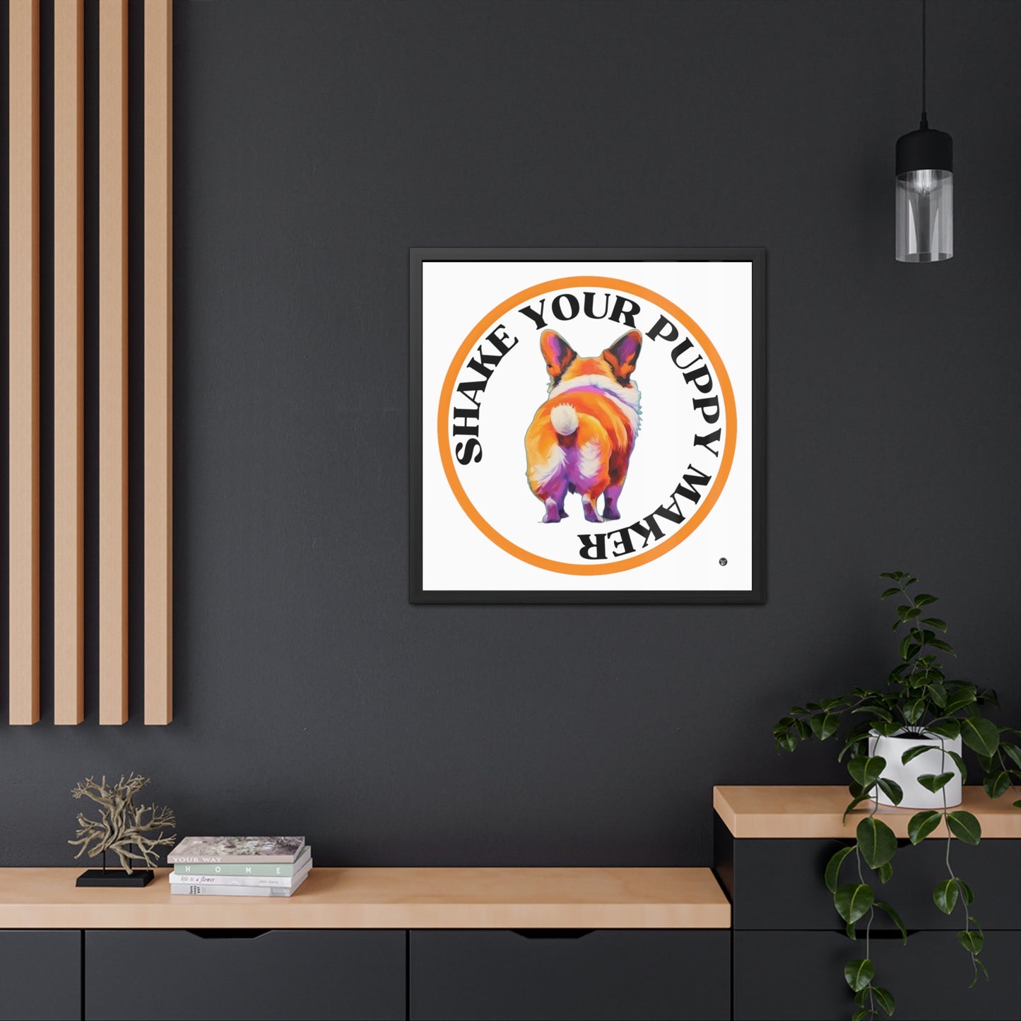 Shake Your Puppy Maker - Framed Print