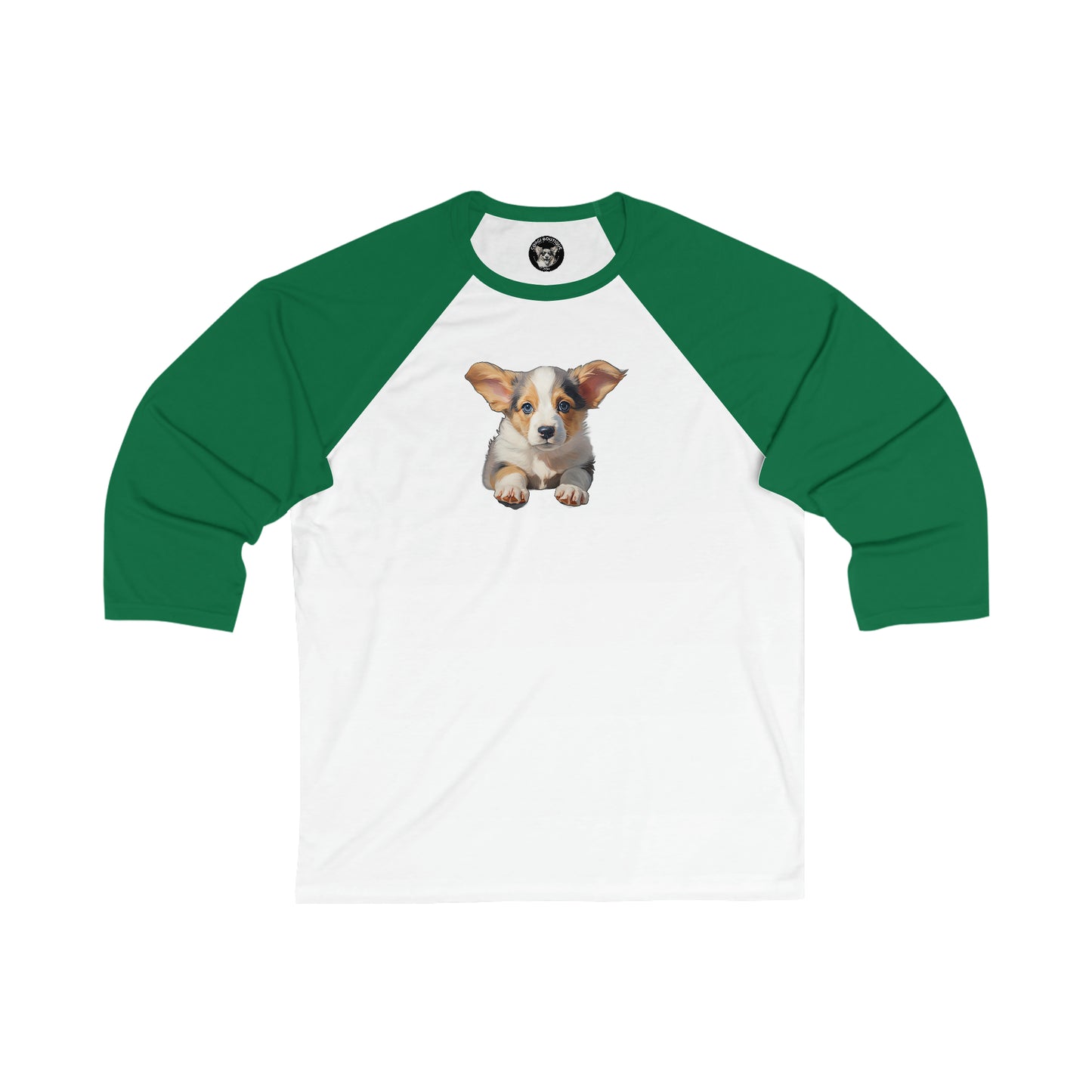 Puppy Portrait - Baseball Shirt