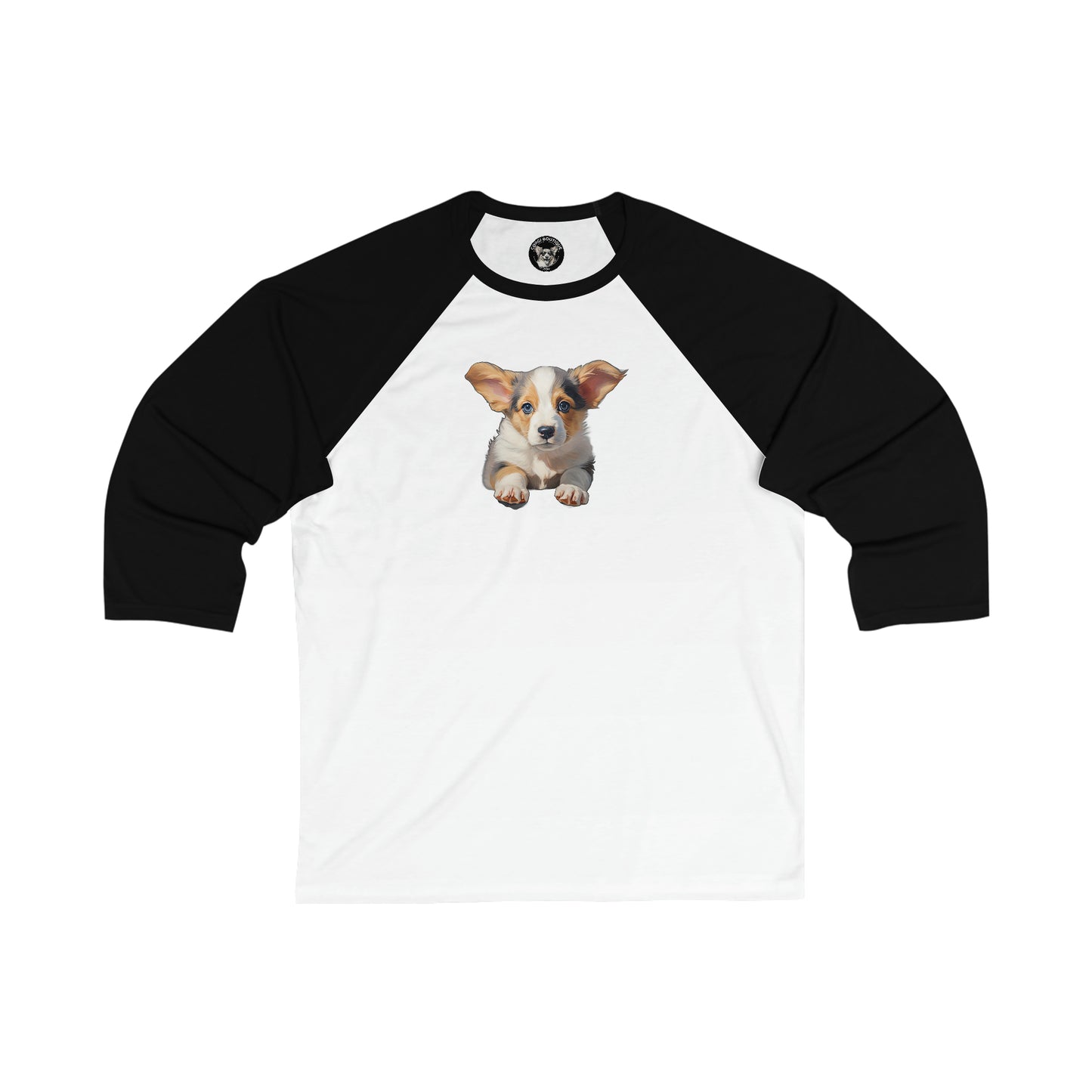 Puppy Portrait - Baseball Shirt