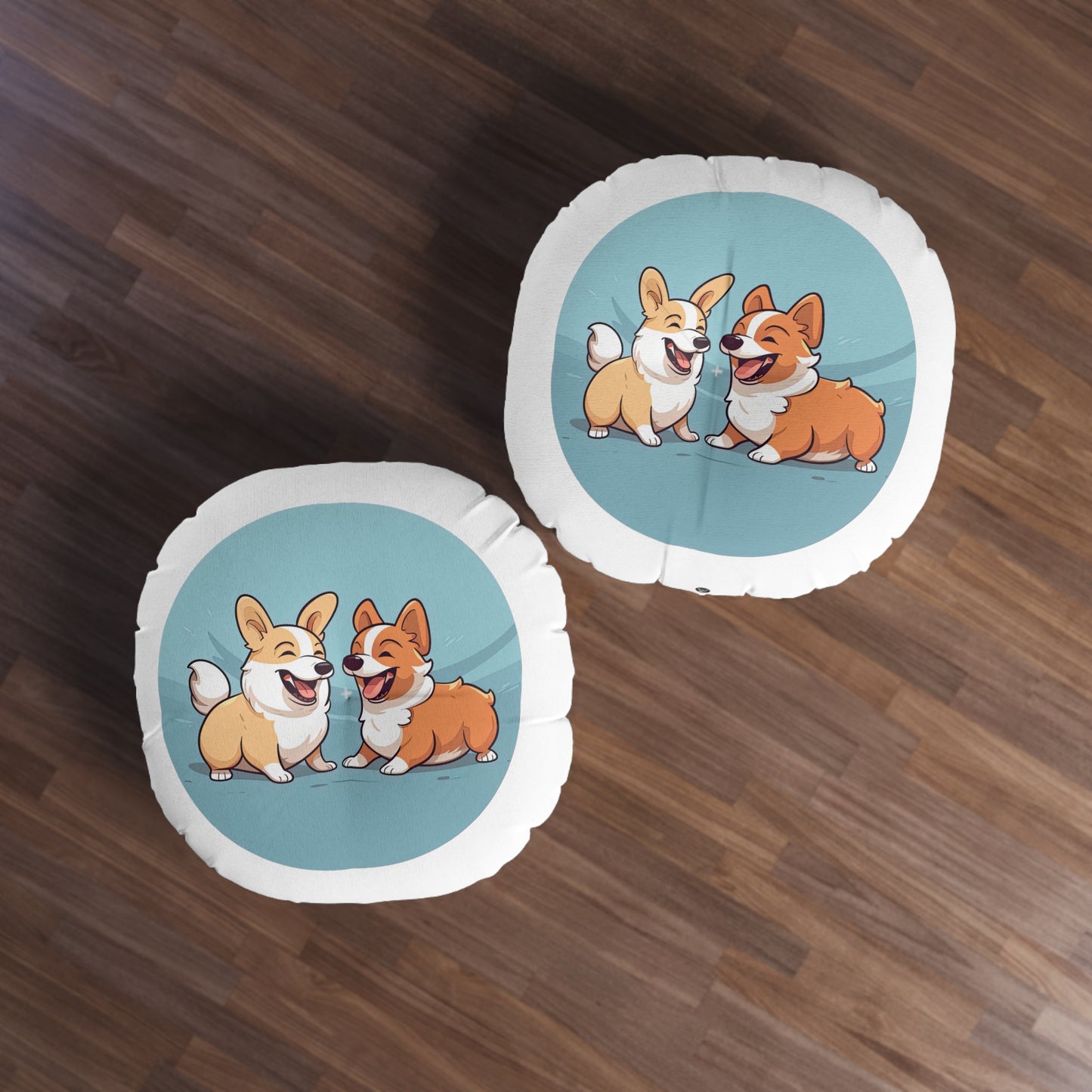 Corgi Couple - Floor Pillow